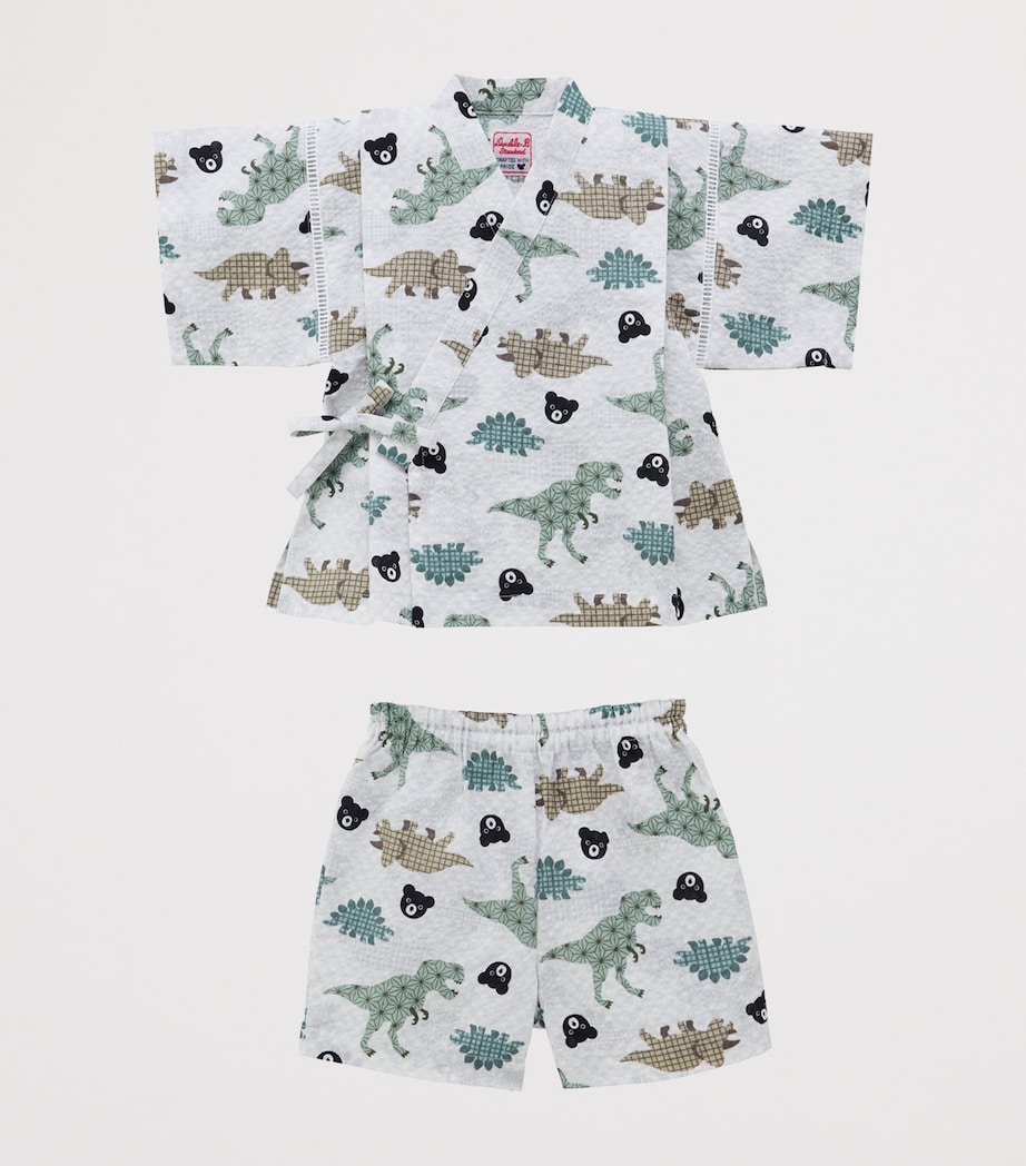 Miki House Cotton Dinosaur Jinbei Set (2-7 Years) Image 3