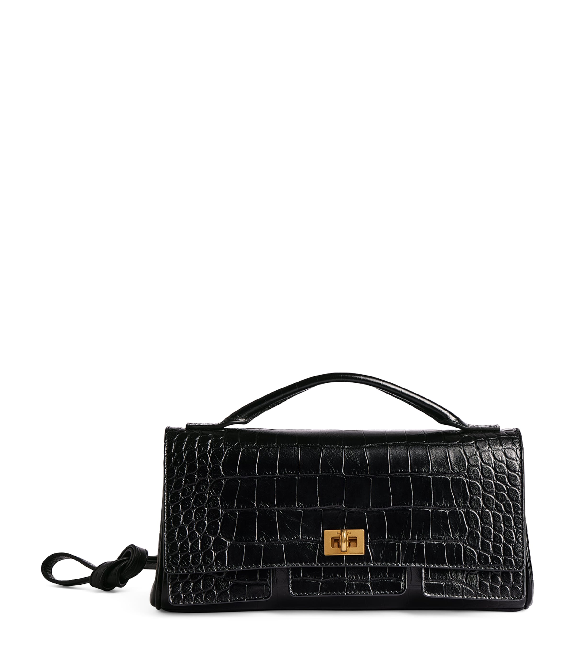 クラッチバッグ BALENCIAGA 'Bel Air' clutch Black Medium-8349432ABAV1000_F.jpg?v=7