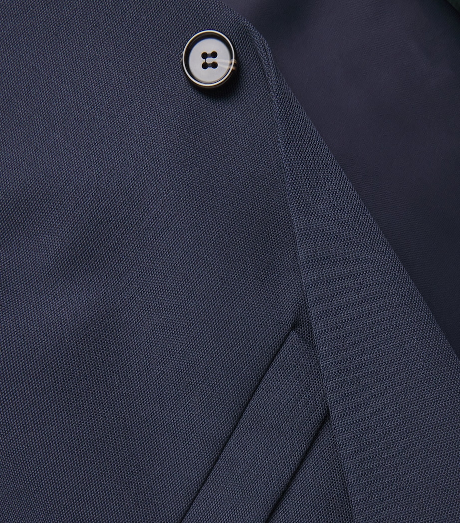 Wool-Blend Oversized Waistcoat XLV NOCTURNE NAVY Image 5