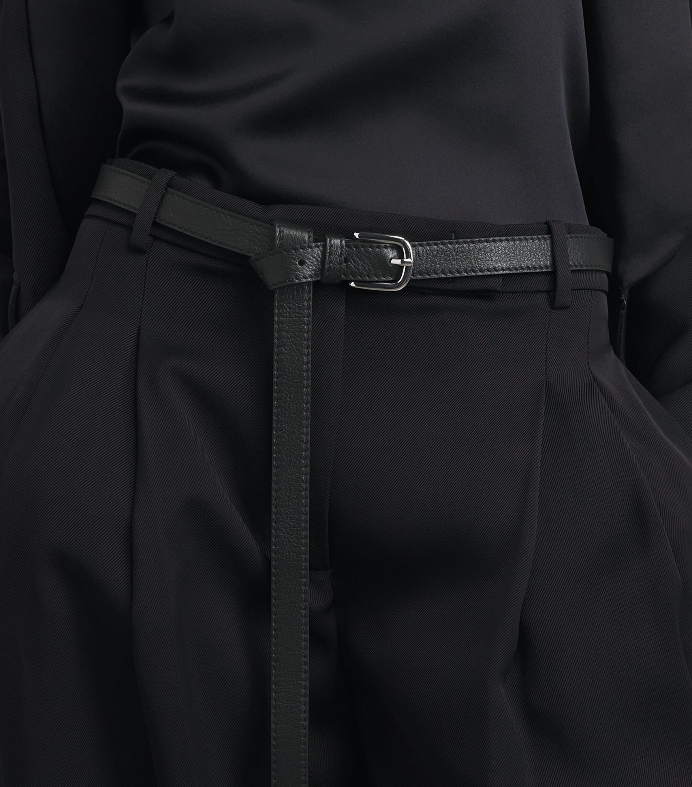 Eleventy Leather Belt Nero Image 2