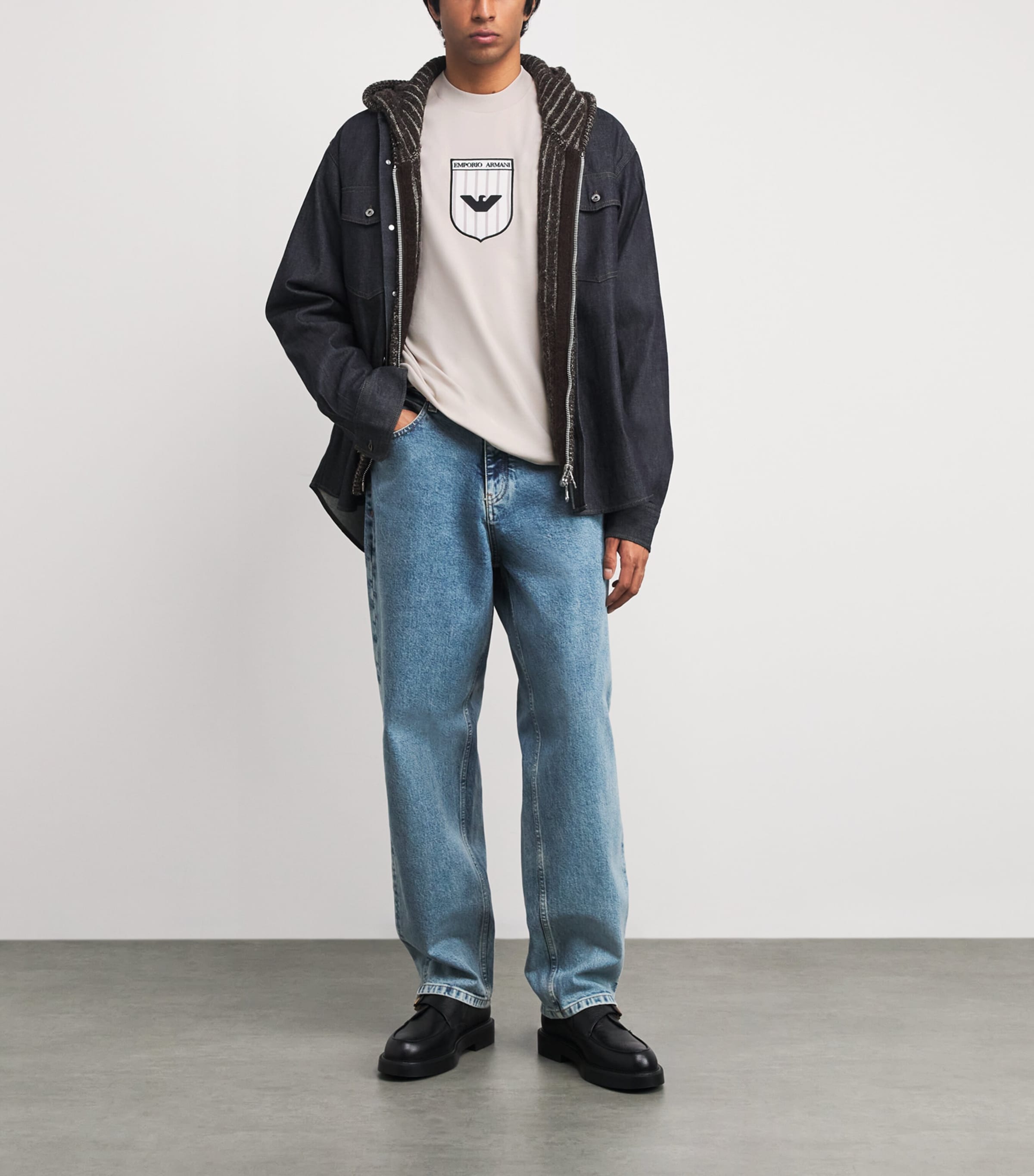 Cotton Logo Long-Sleeve T-Shirt F1057 Image 2