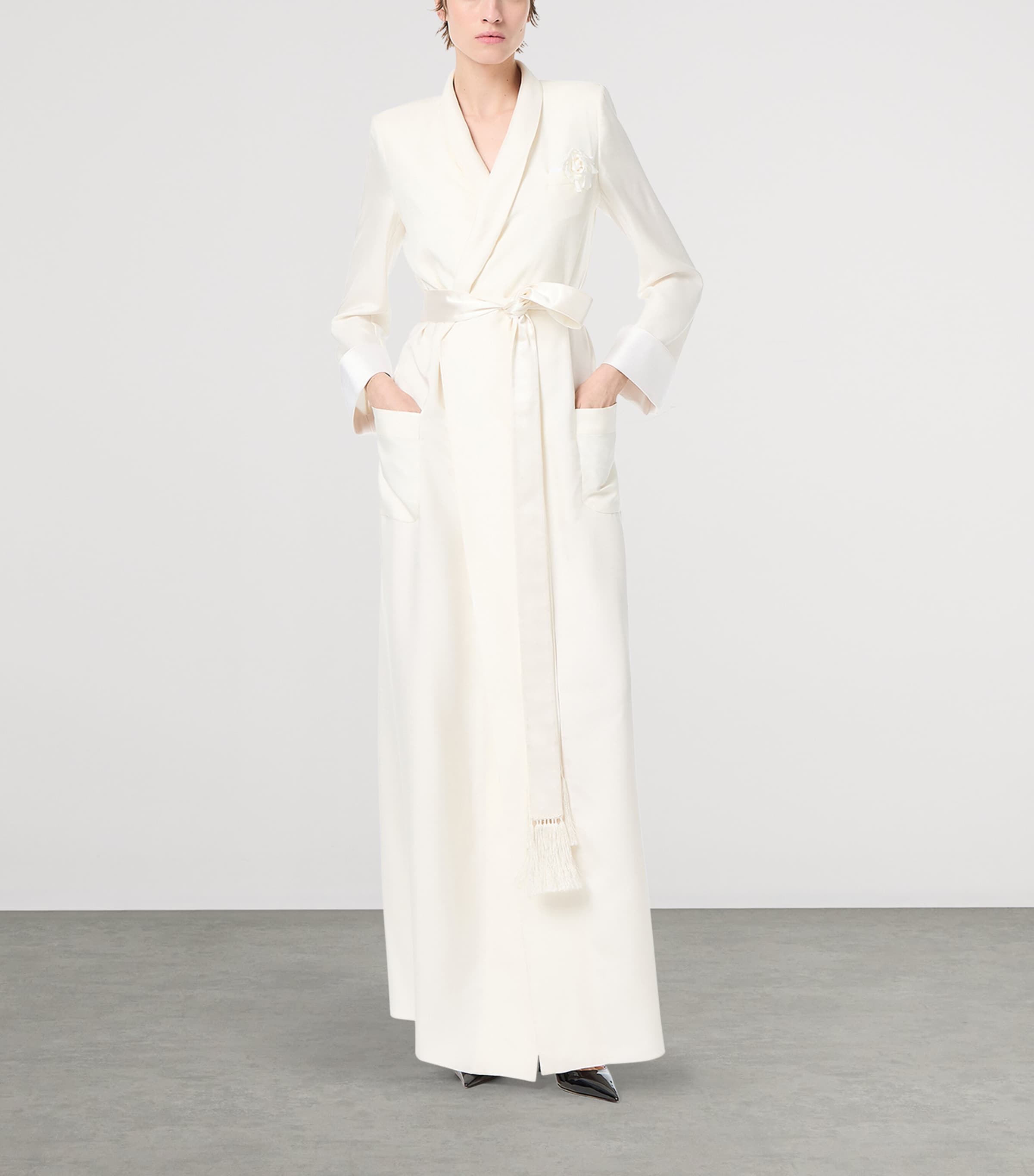elegant white maxi dresses Maiah White Maxi Dress - US 14