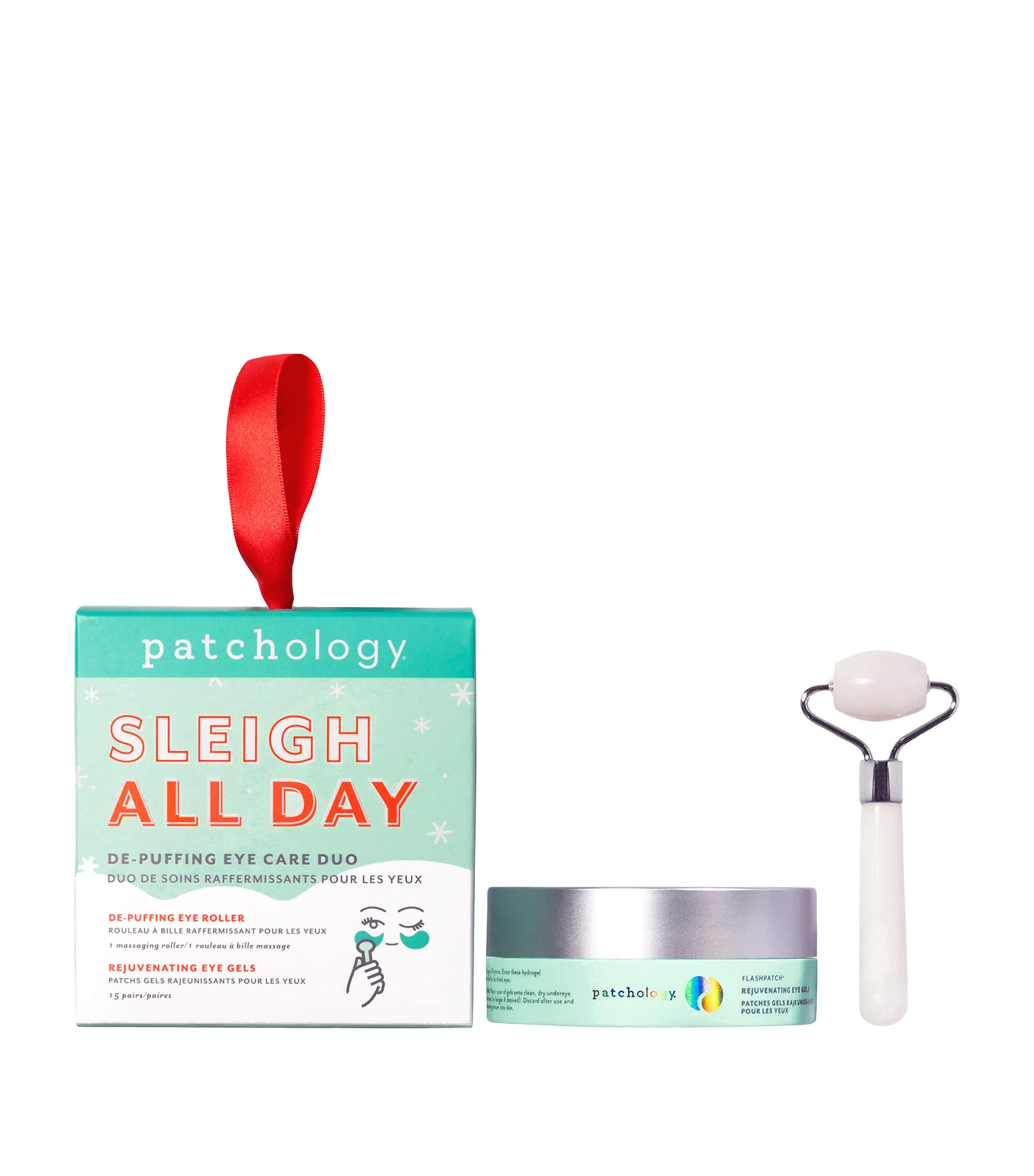 Patchology Sleigh All Day De-puffing Eye Care Duo In White