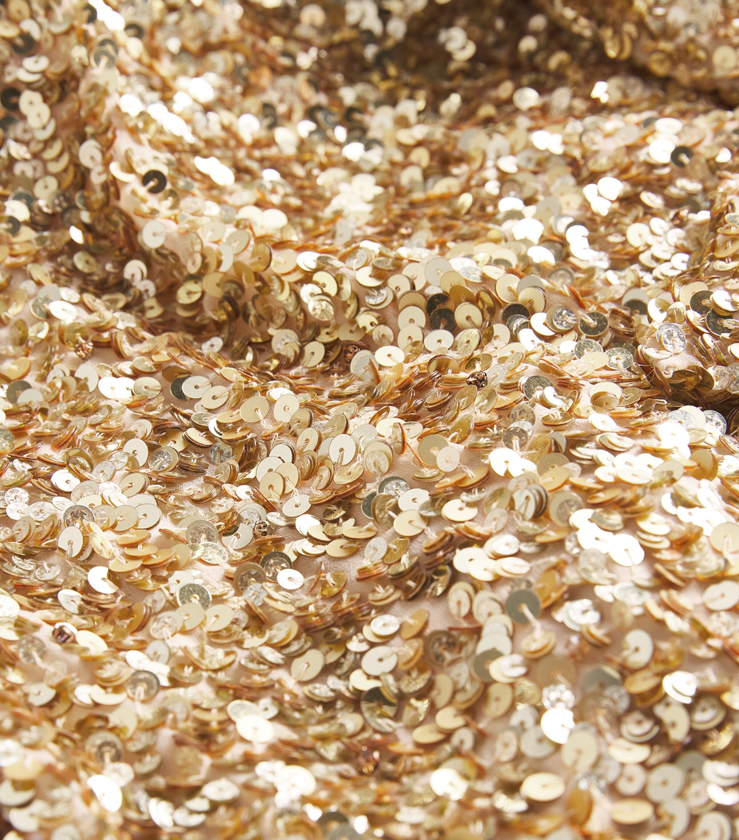 Sequinned Eleonora Mini Dress D103 CHMPGNE/PLE GLD Image 5