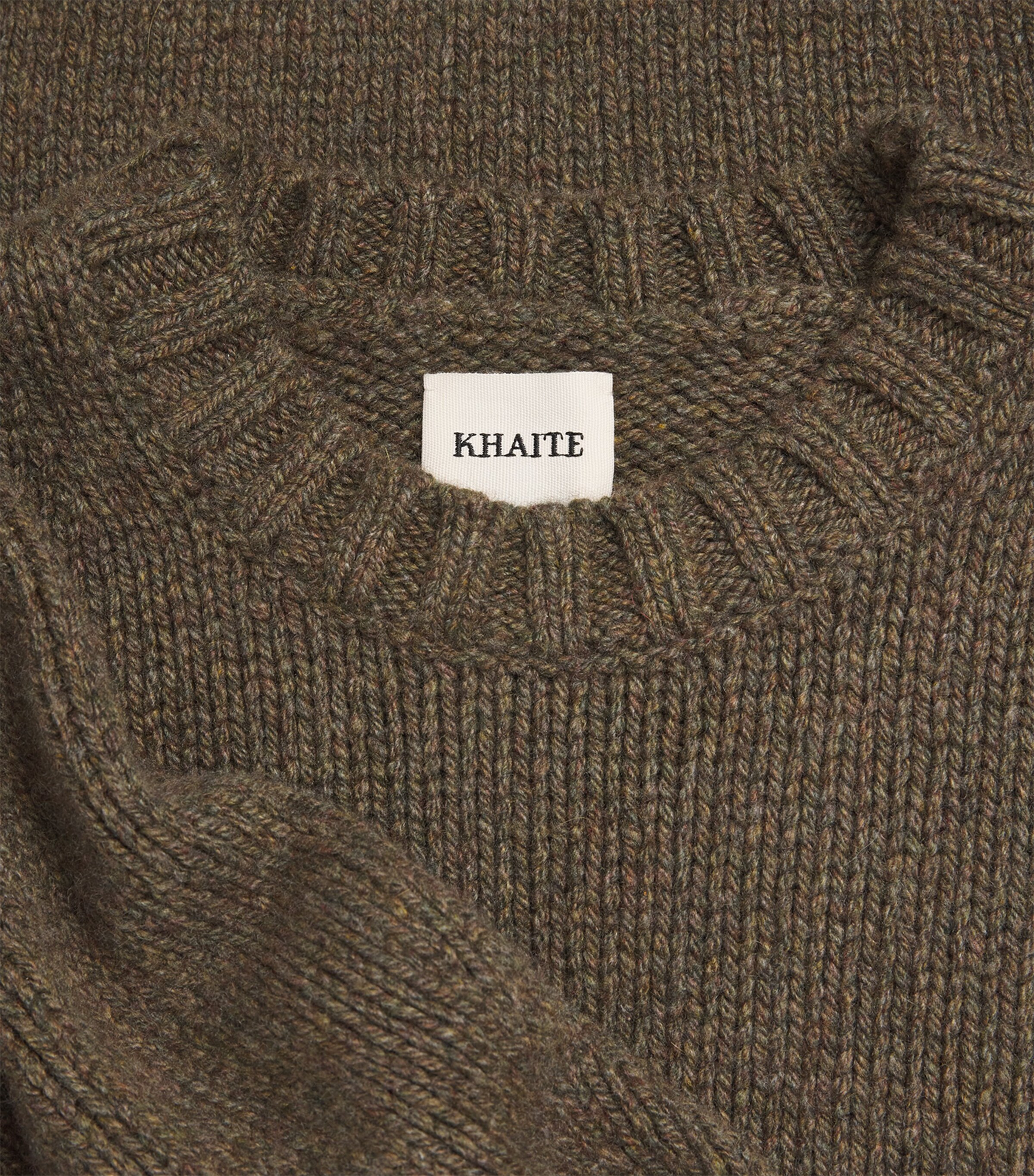 Khaite Womens Cashmere Gemma Sweater Artichoke Image 6