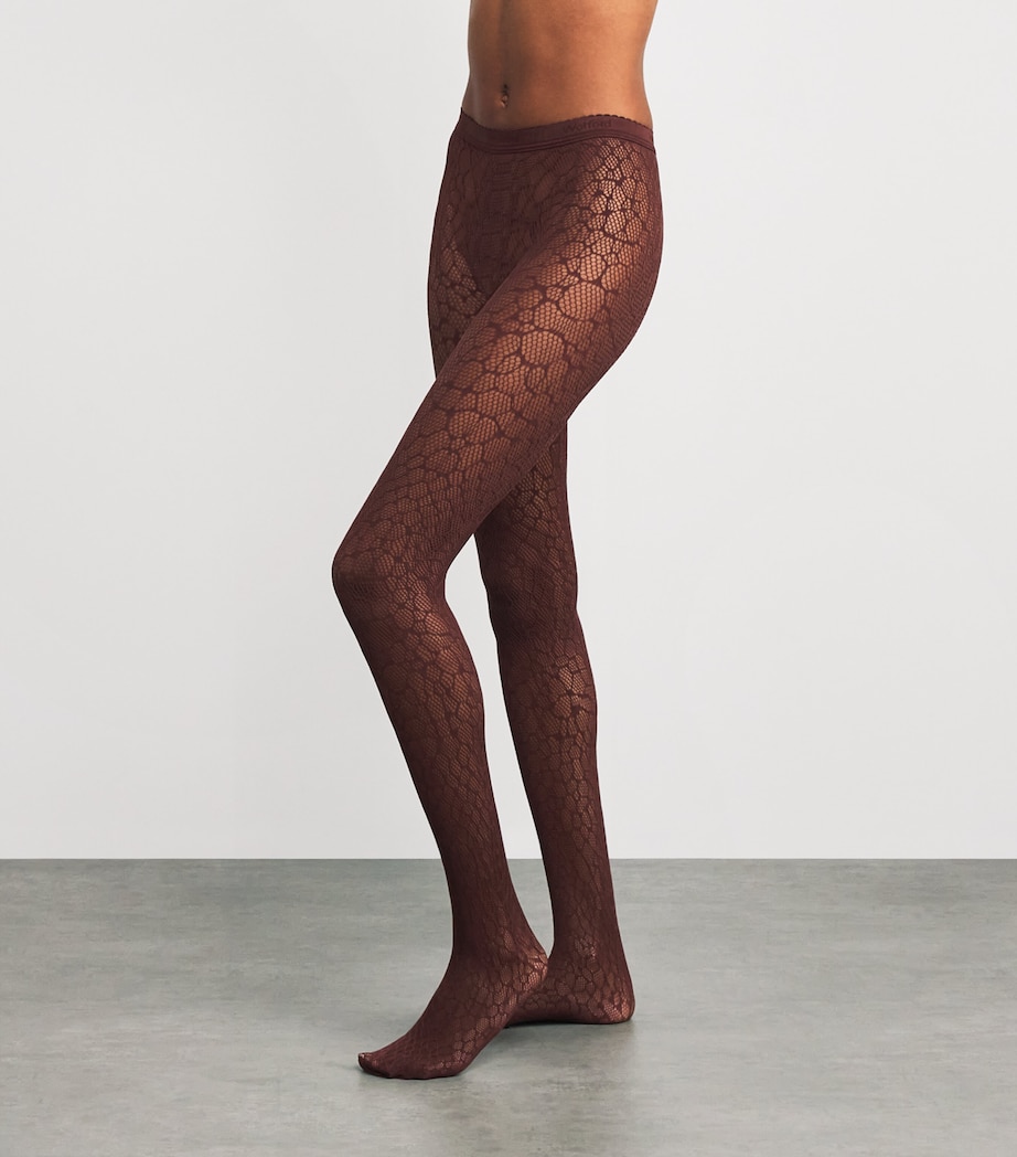 Net Reptile Tights 4871 MAHAGONY Image 2