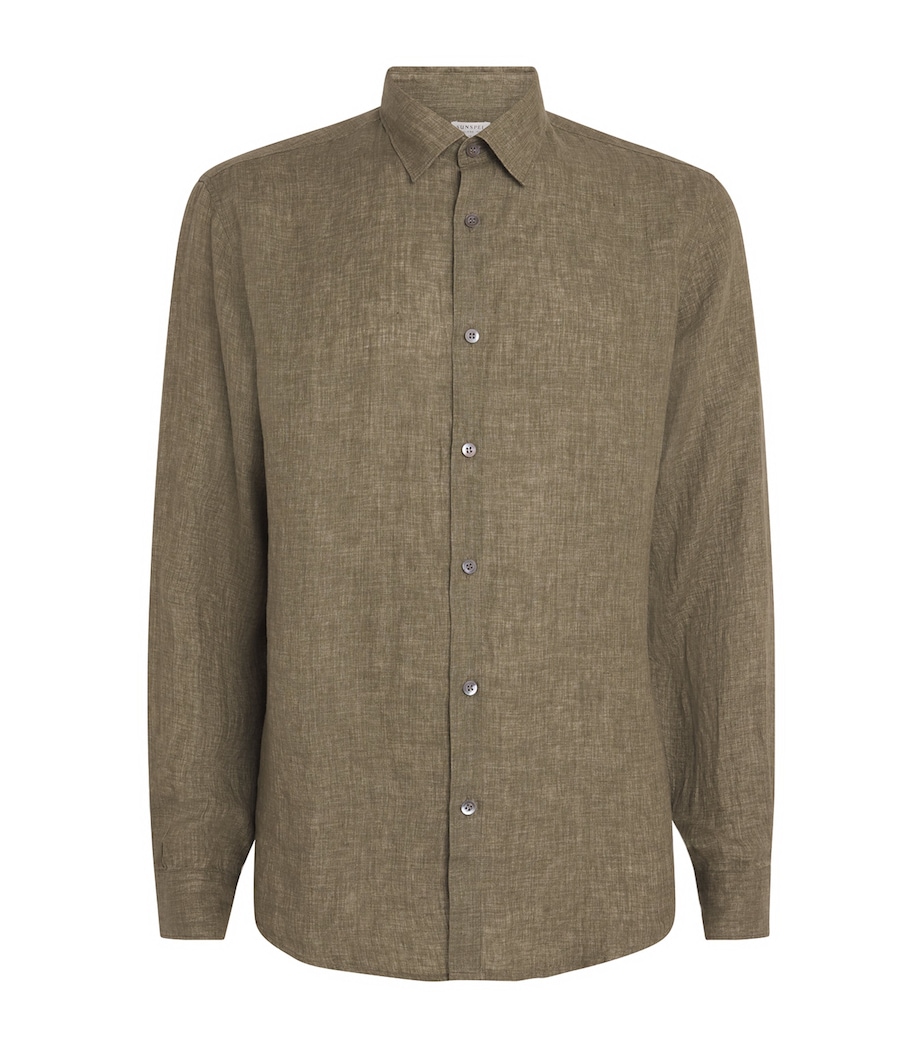 Linen Shirt GNIJ-DUSK GREEN Image 1