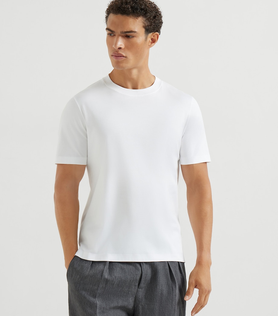 Brunello Cucinelli Mens Cotton T-Shirt Image 3