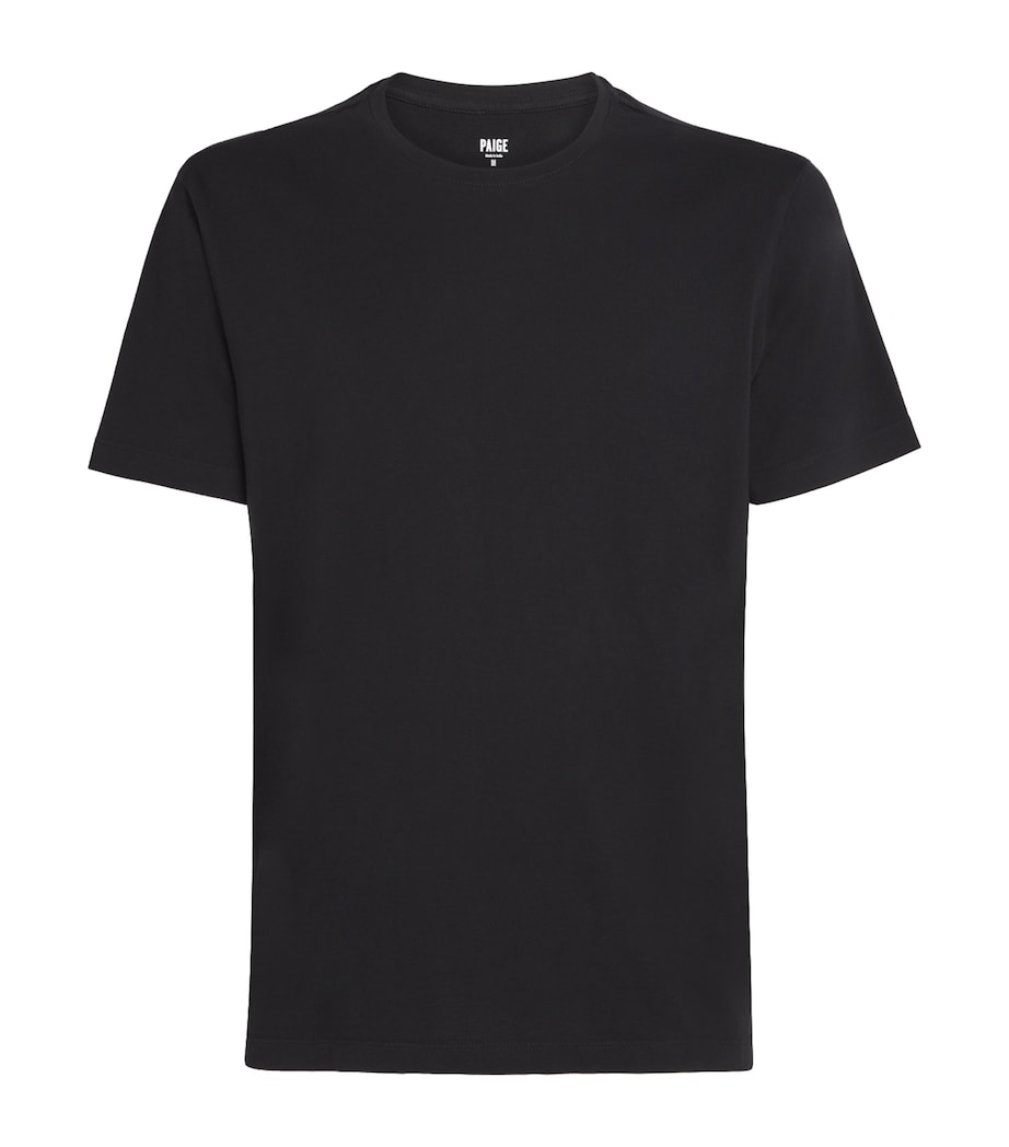 Pima Cotton Sorden T-Shirt BLACK W1086 Image 1