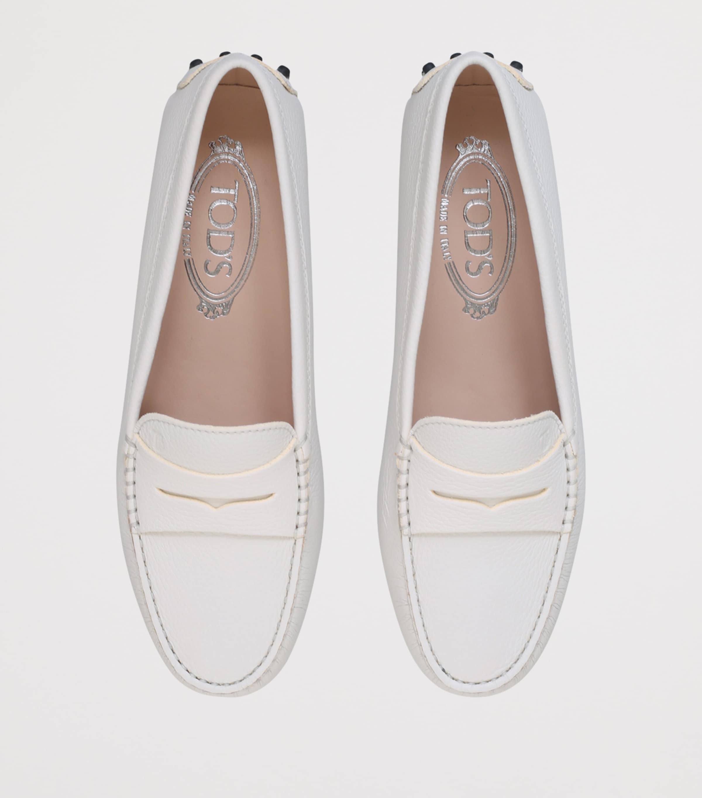 Leather Mocassino Loafers WHITE/OTH Image 4