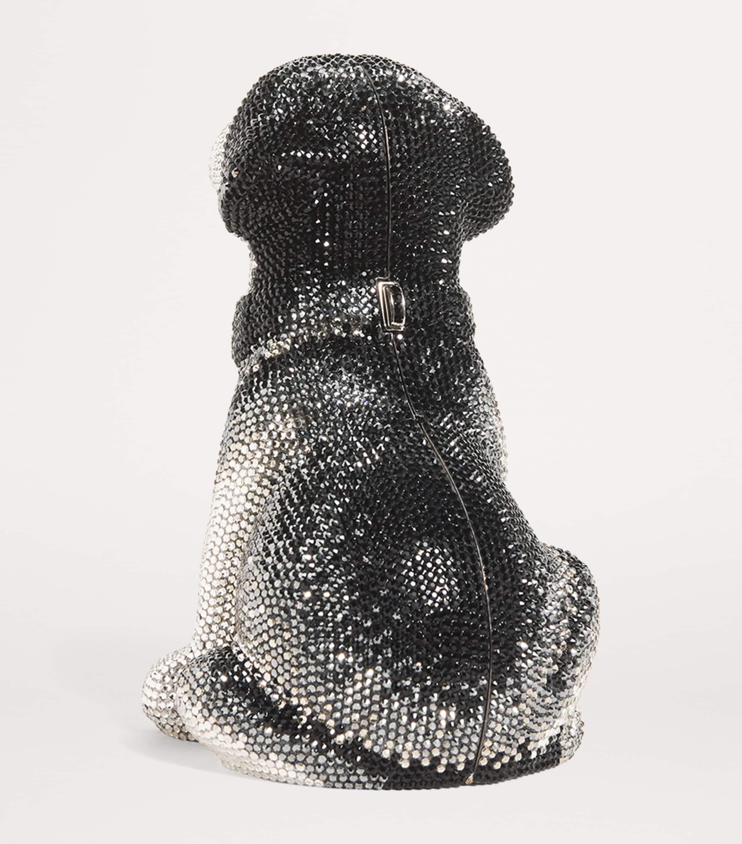 Judith Leiber Crystal Sadie Puppy Clutch Bag Sjtmt Slvr Jt Mlti Image 3