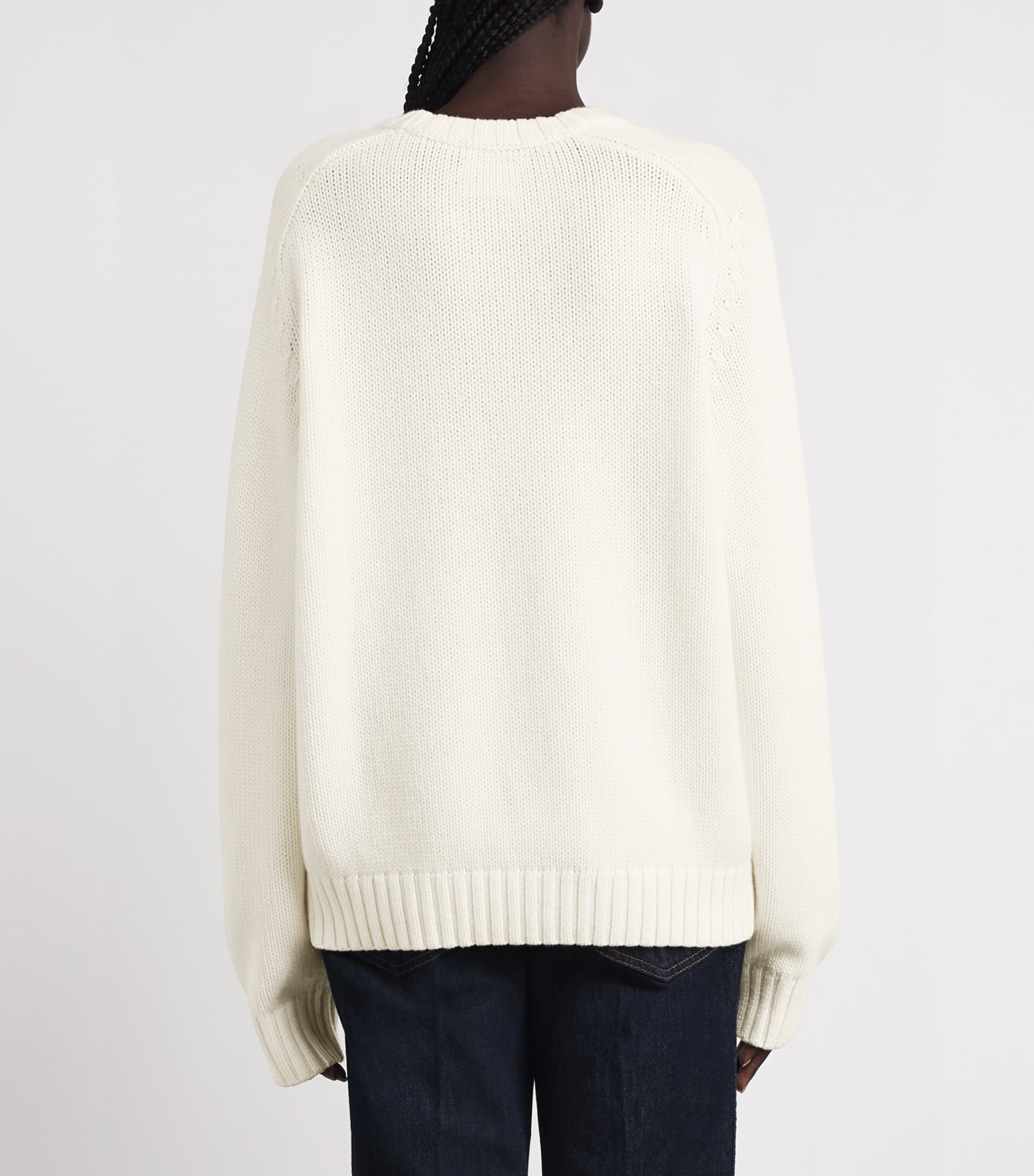 Khaite Womens Cashmere Mae Sweater Glaze Image 5