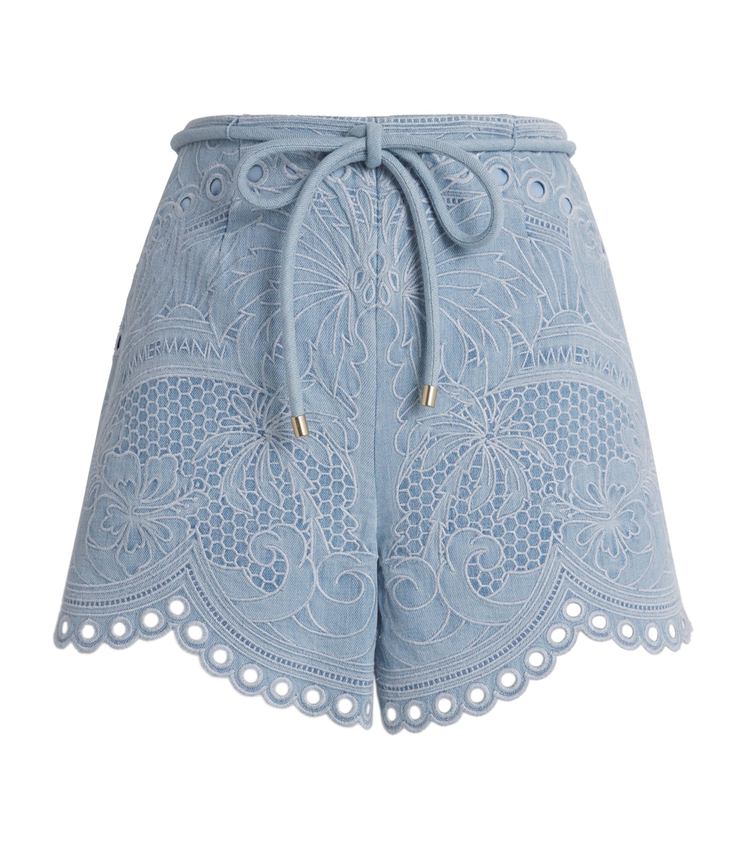 Embroidered Daylight Denim Shorts ICE STORMICESTM Image 1
