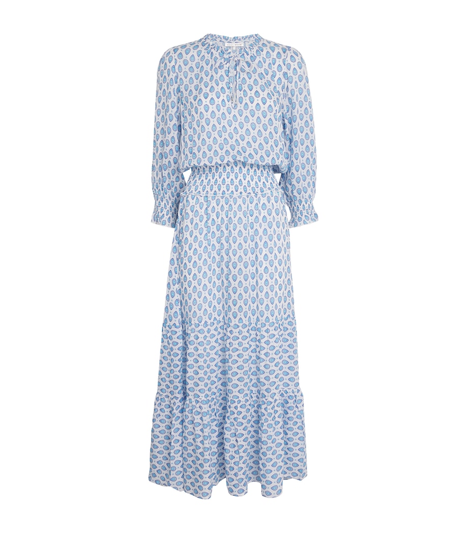 Smocked Croisette Maxi Dress PRT-PRT Image 1