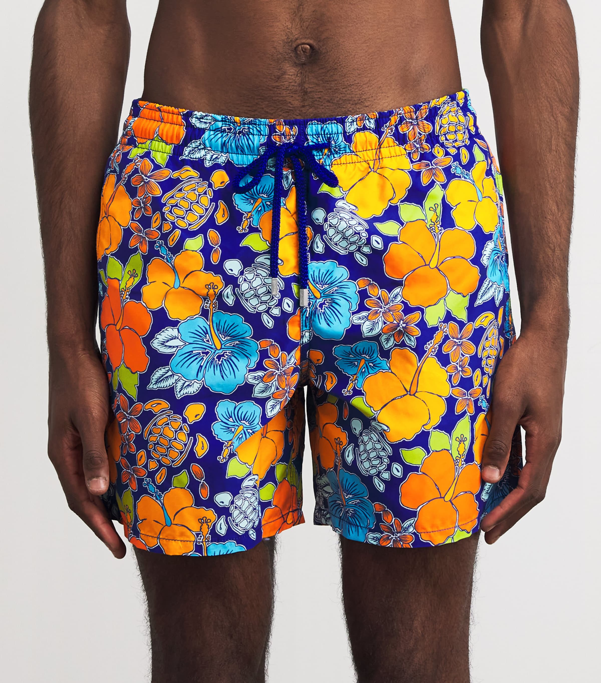 Tropical Turtle Print Swim Shorts 613-MARRAKECH Image 2