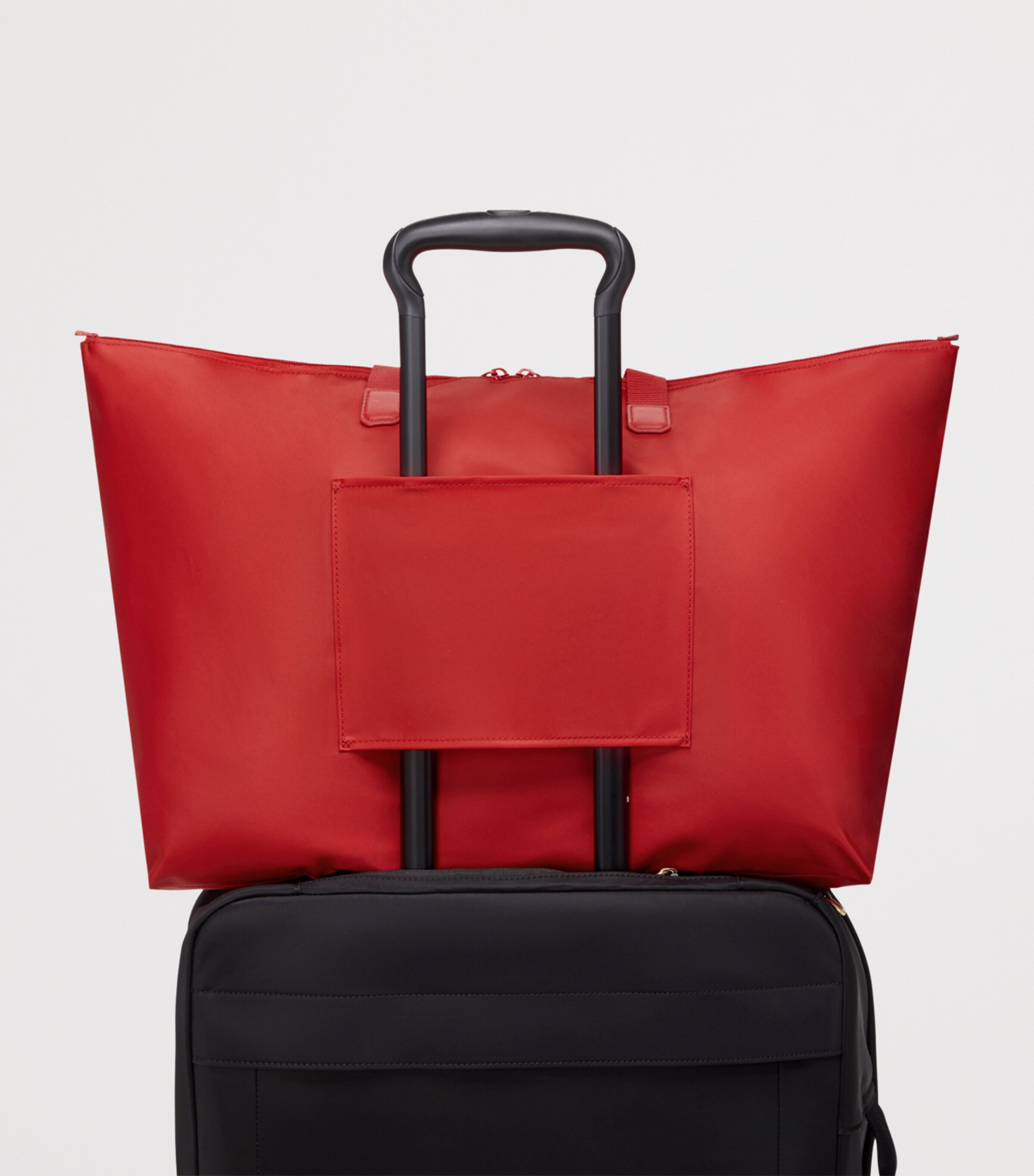 Tumi Nylon Voyageur Just in Case Foldable Tote Bag Red Image 5