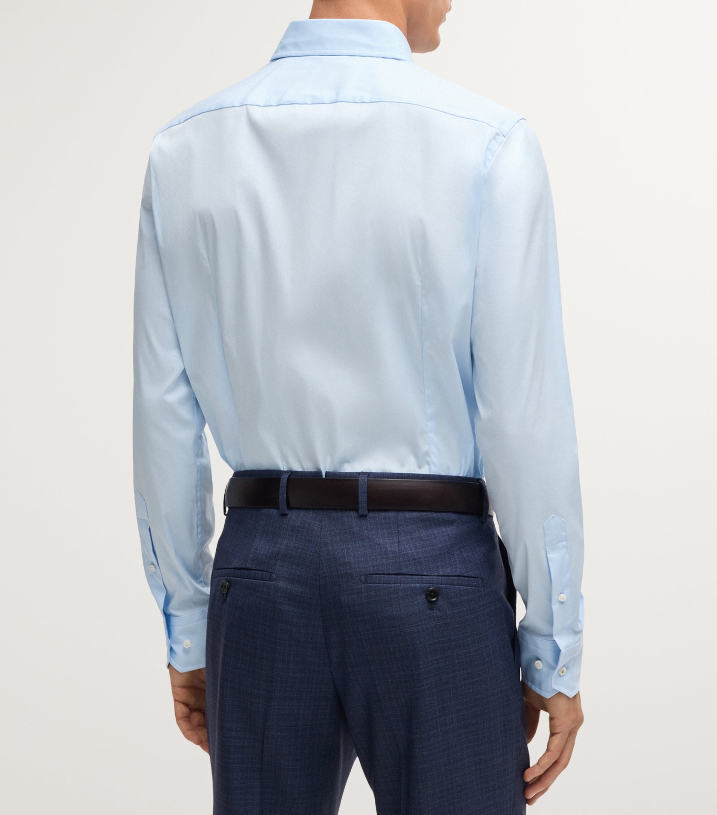 Stretch-Cotton Slim Shirt 455 Image 3