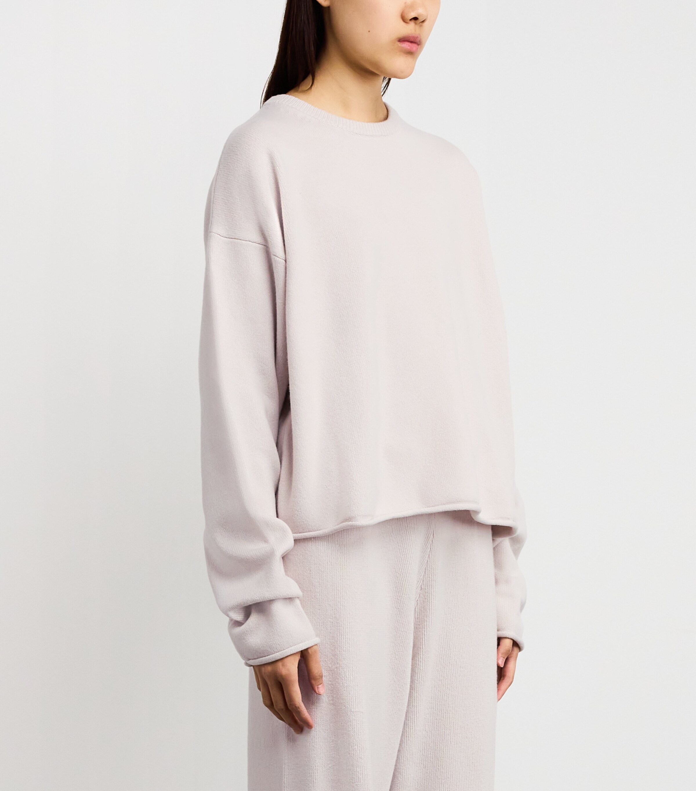 Cashmere-Blend No.426 Comfy Sweater CHALK Image 3