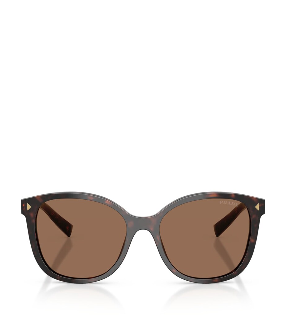 Prada Tortoiseshell Square Sunglasses Brown Image 1