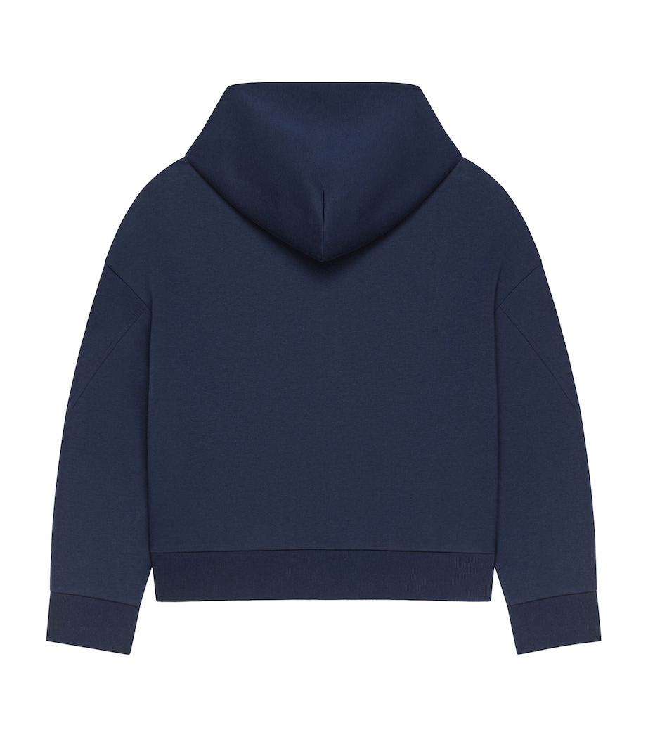 Couture-Seam Zip-Up Hoodie NAVY Image 2