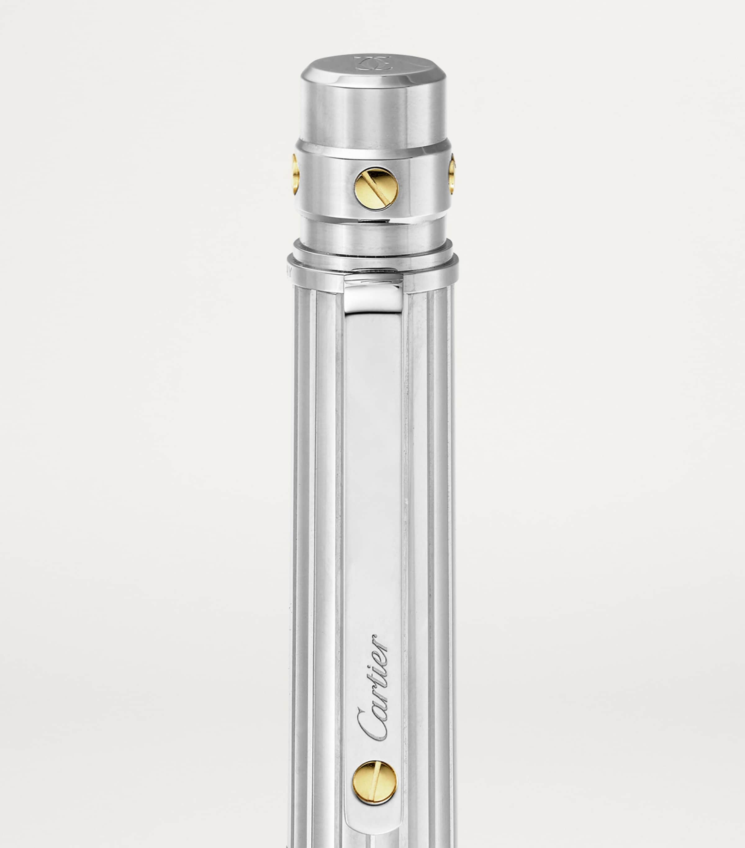 Santos de Cartier Ballpoint Pen SILVER Image 5