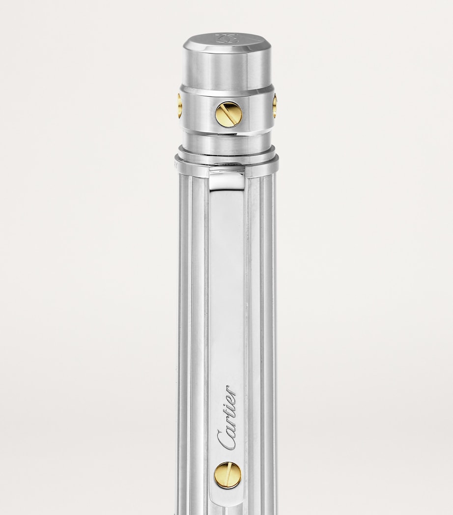 Santos de Cartier Ballpoint Pen SILVER Image 5