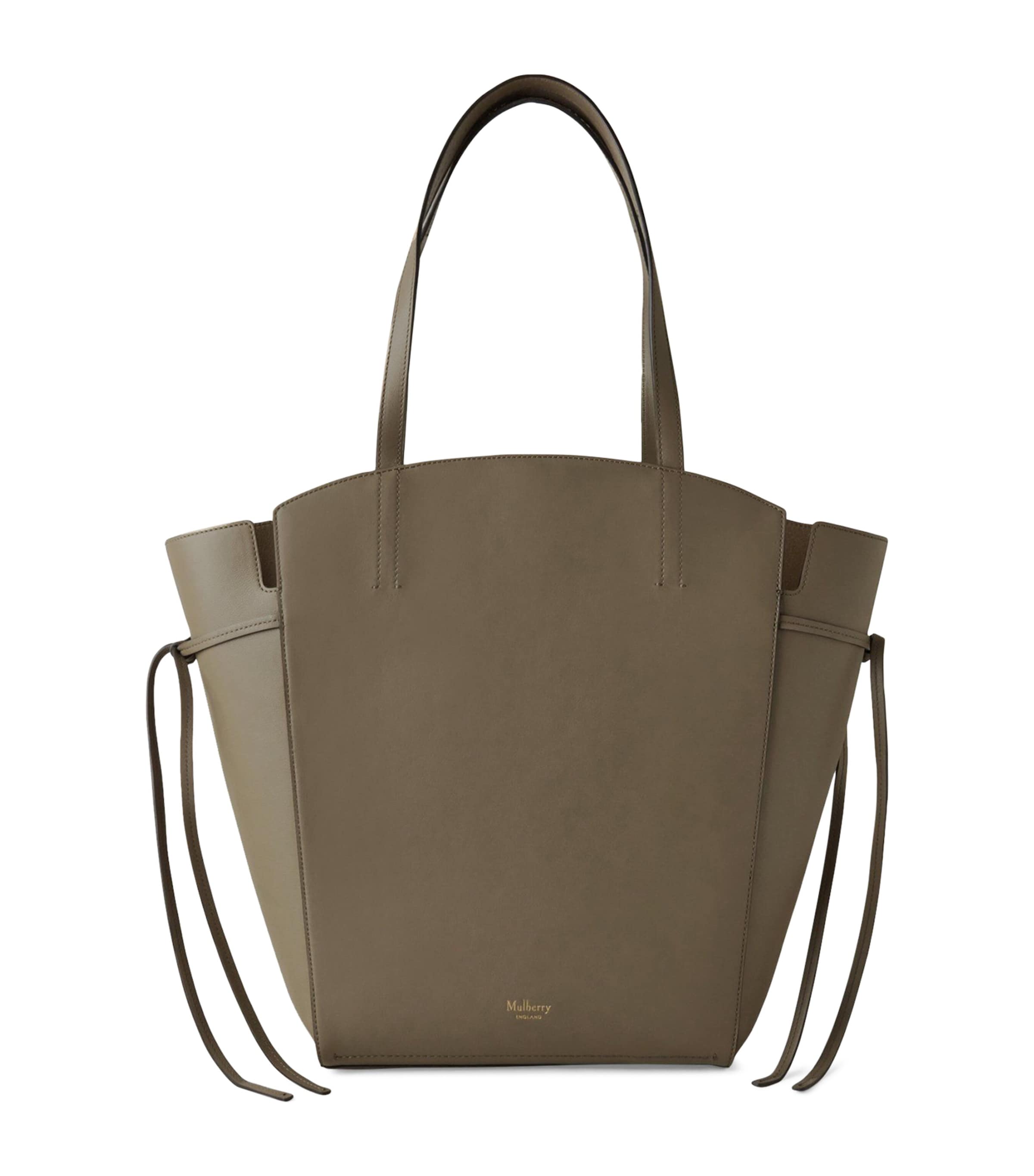 Mulberry Leather Clovelly Tote Bag In Green