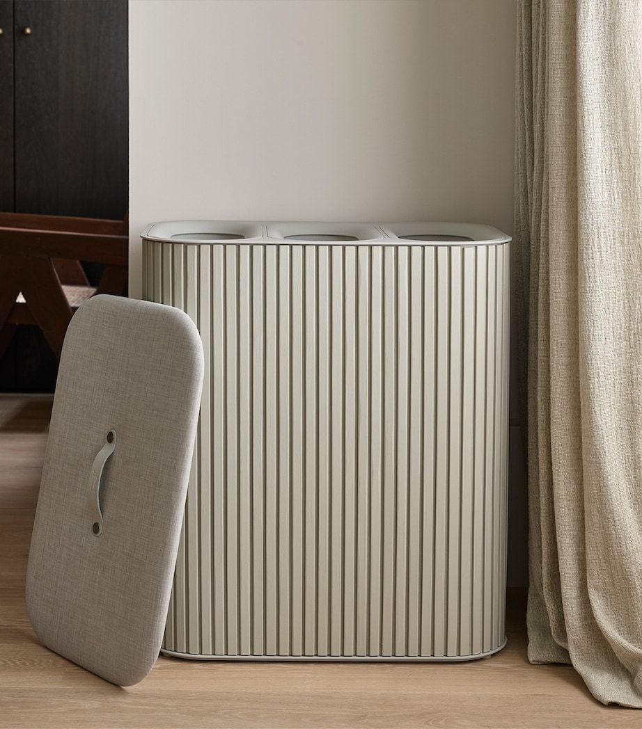 Tota Trio Luxe Laundry Basket (90L) ECRU Image 2