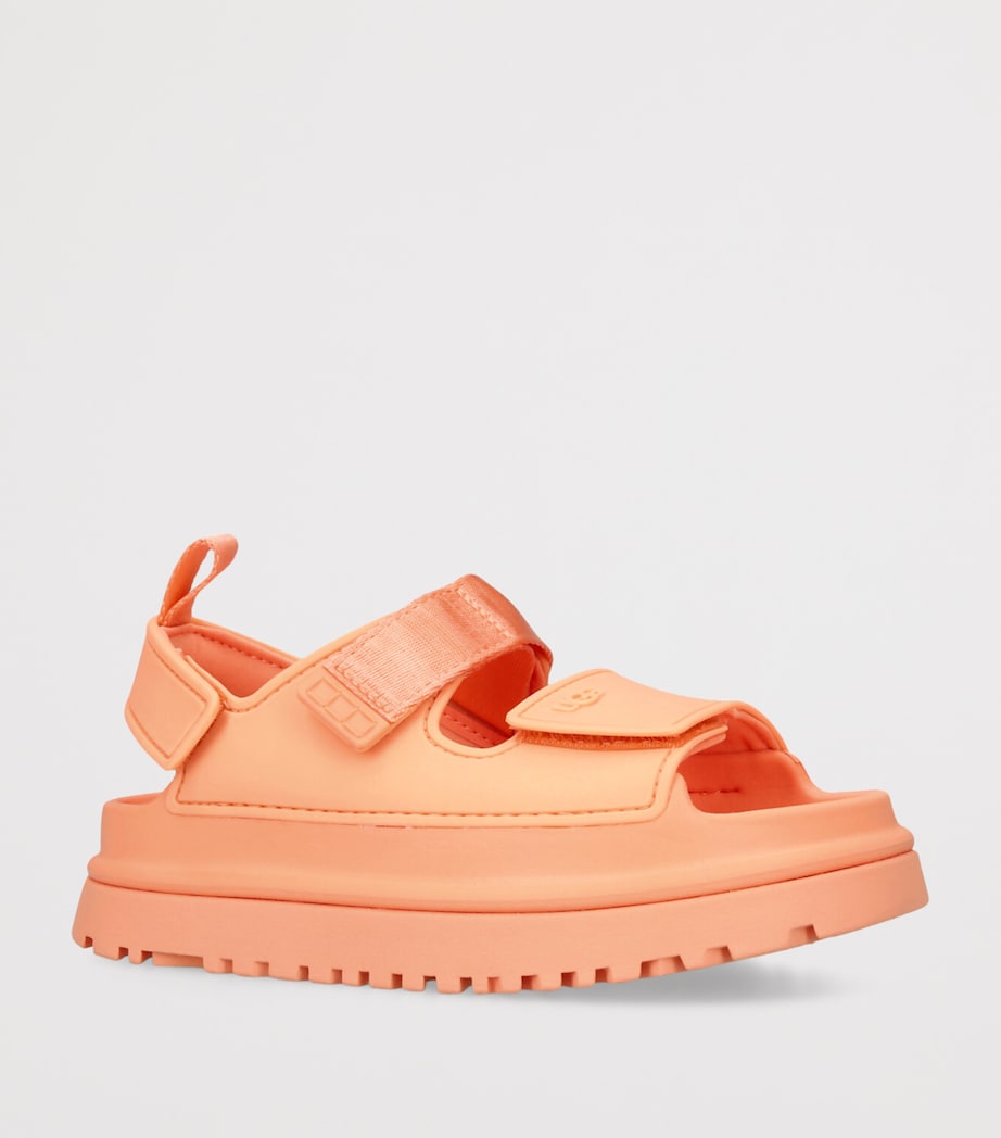 UGG Kids GoldenGlow Velcro Sandals Orange Image 3