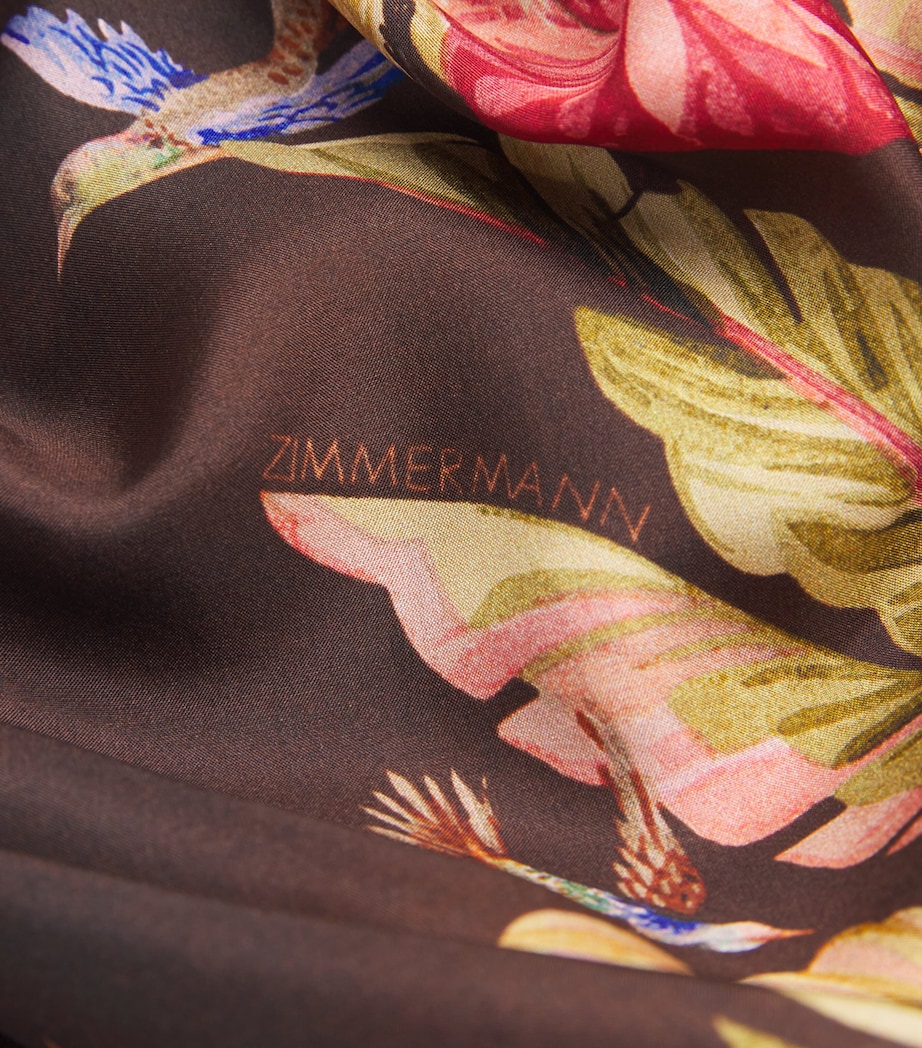 Palm Ascension Tunic Midi Dress BURPLMFLO Image 5