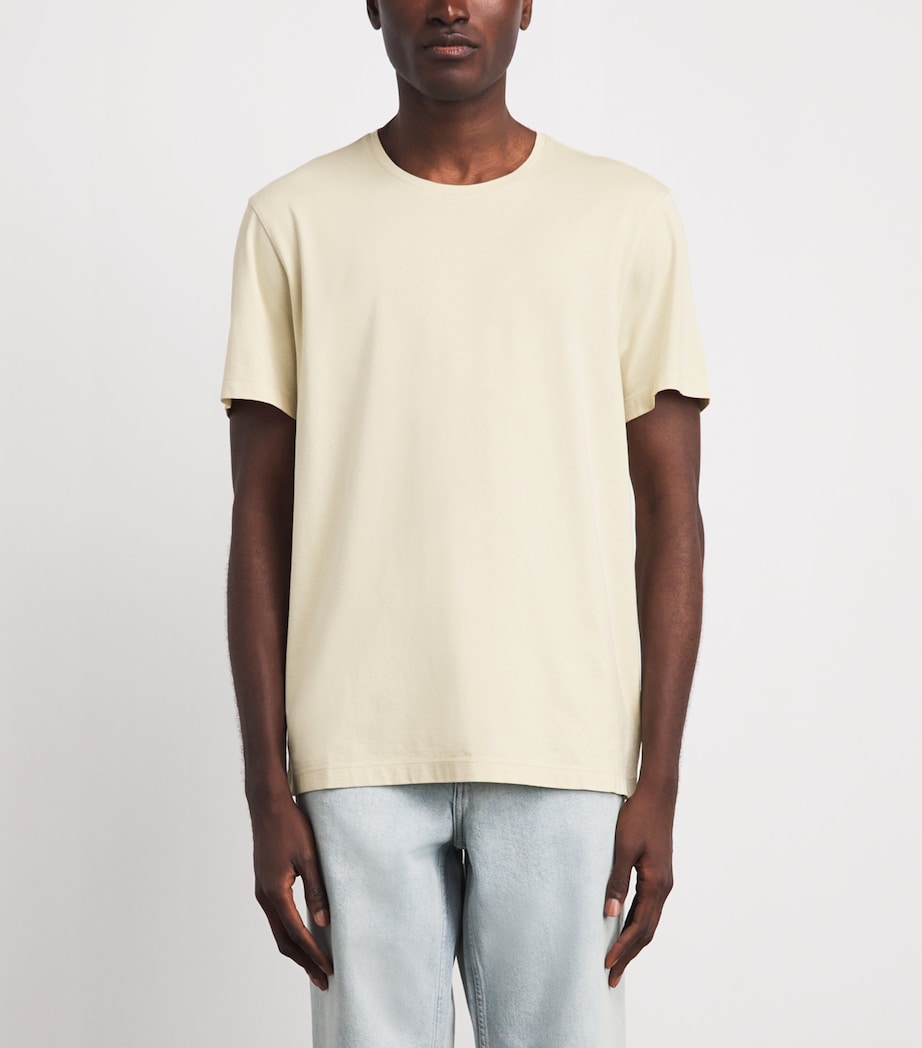PAIGE Mens Pima Cotton Sorden T-Shirt Hazen Image 4
