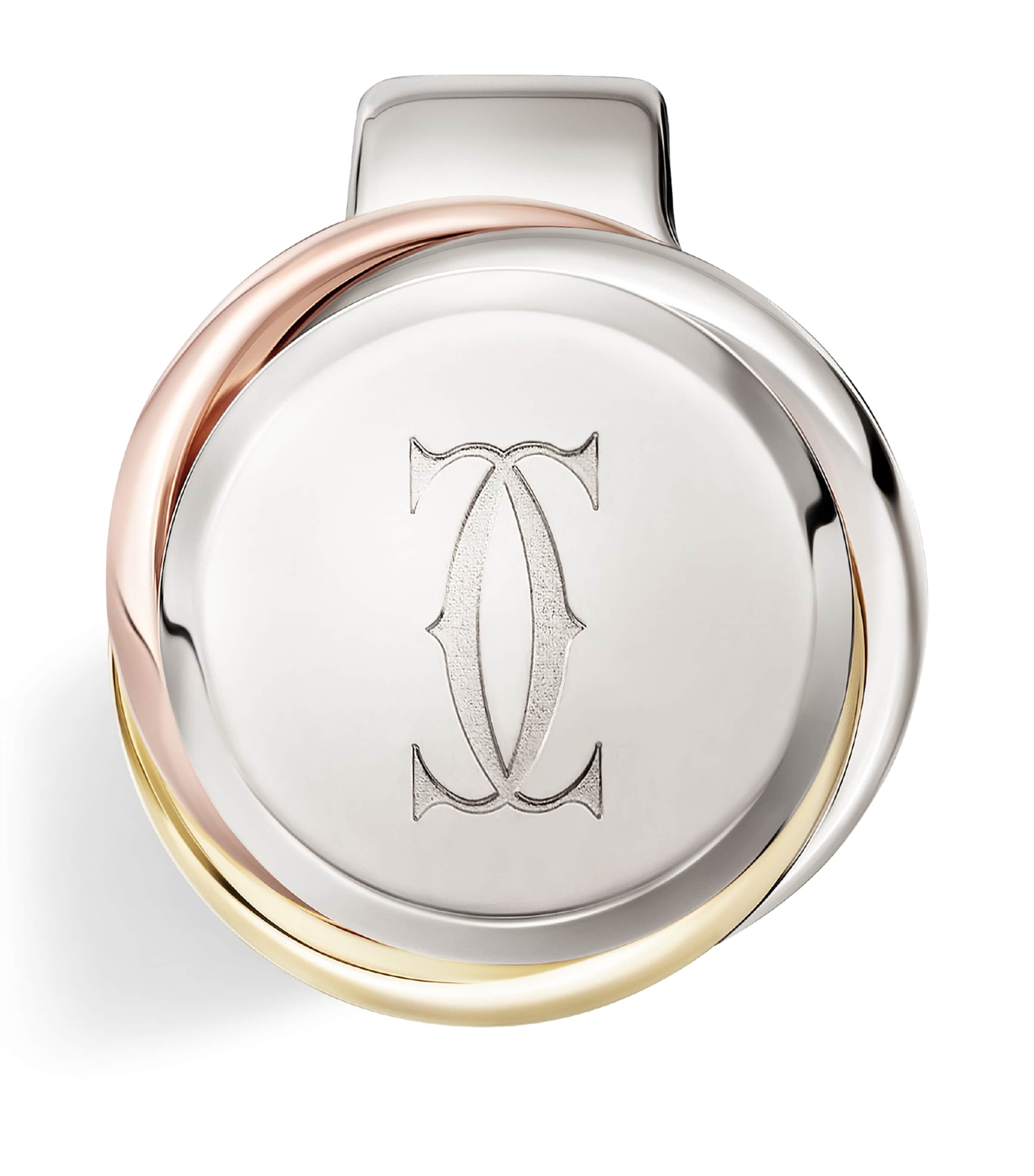 Cartier Palladium Trinity Ballpoint Pen Silver Image 3