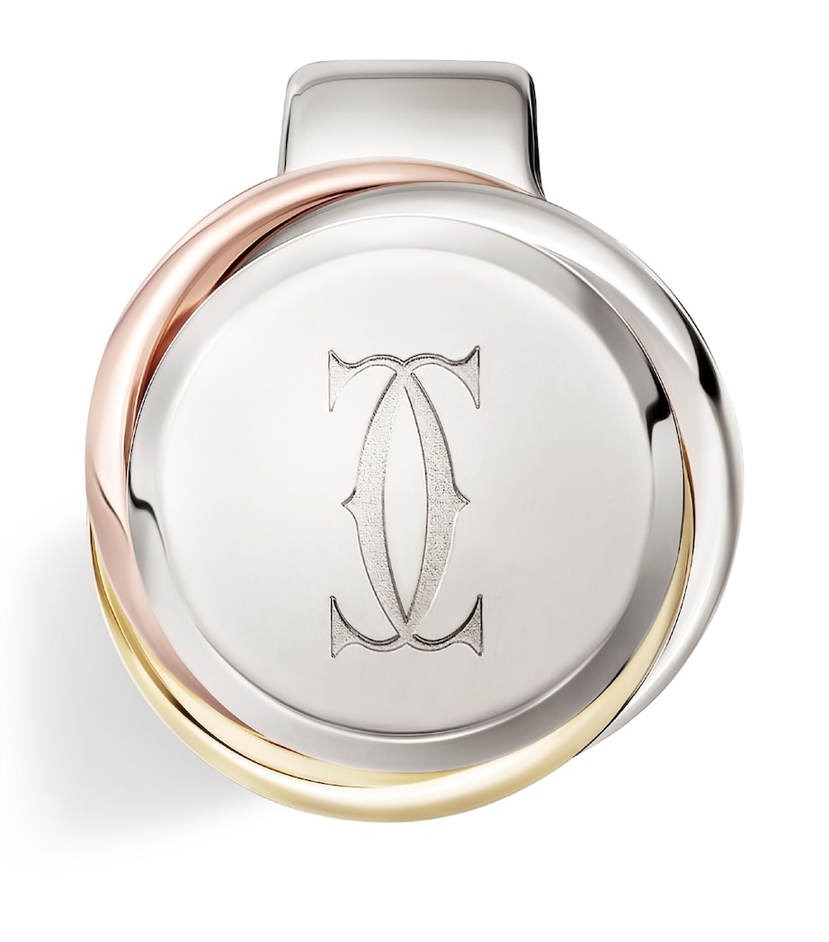 Cartier Palladium Trinity Ballpoint Pen Silver Image 3