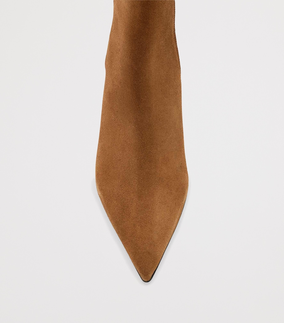 Suede Vivian Ankle Boots 60 SEPIA BROWN Image 4