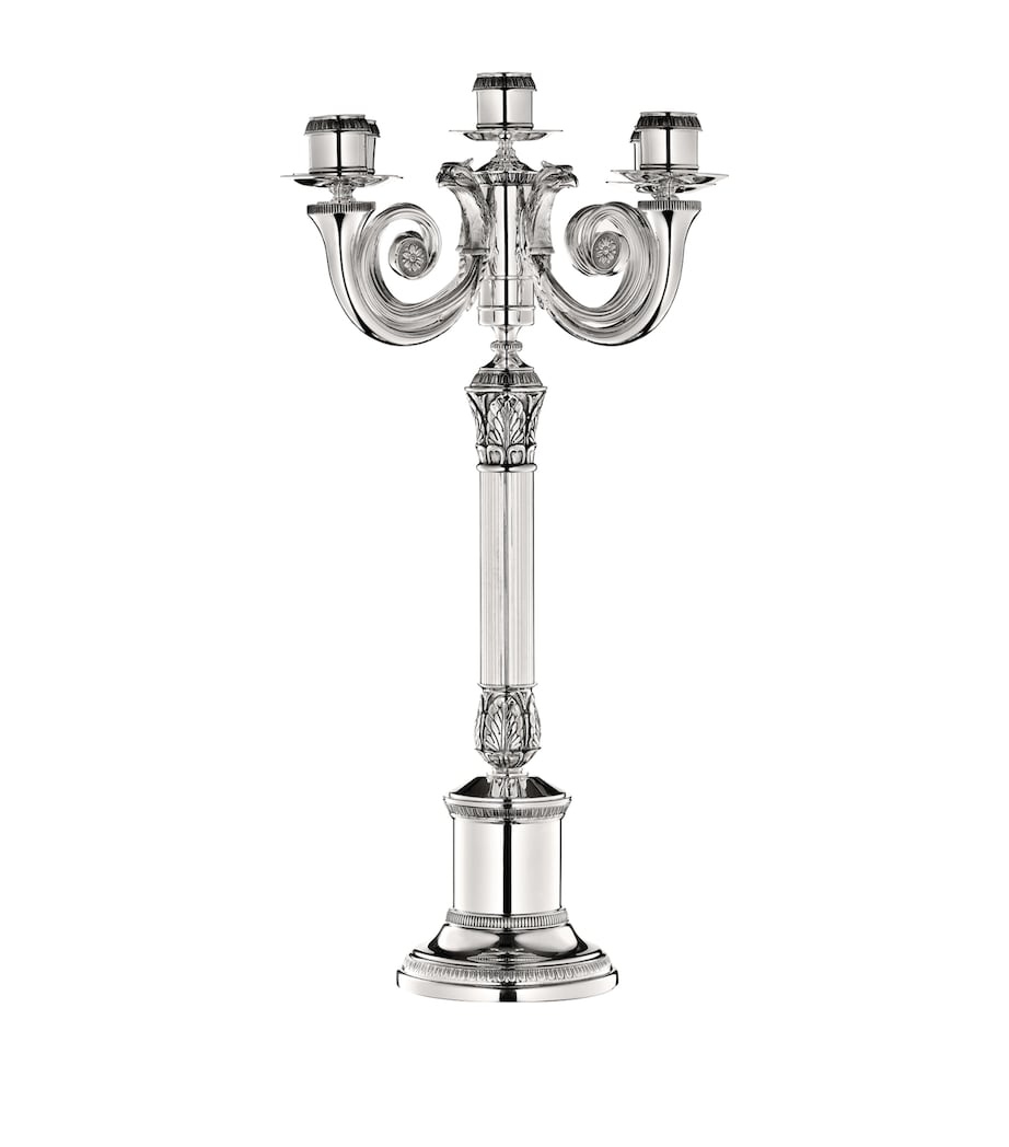 Silver-Plated Malmaison Candelabra SILVER Image 1