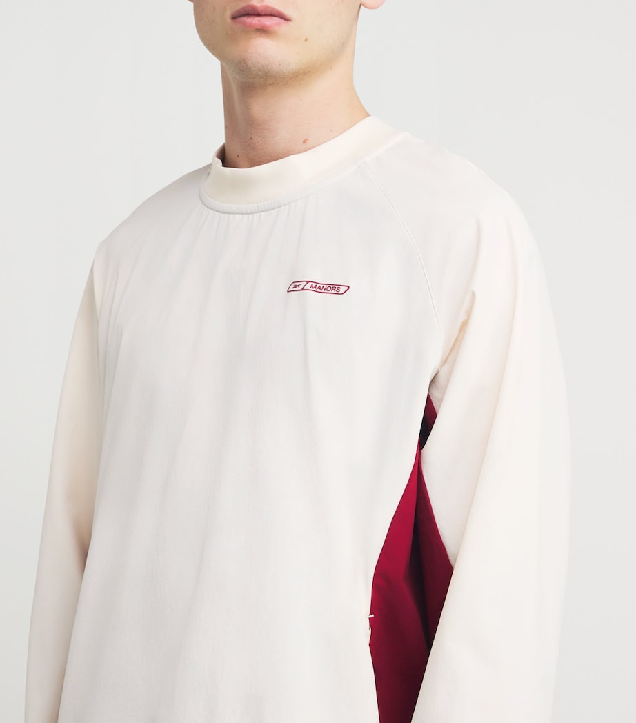 x Reebok Logo Windbreaker CHALK Image 6