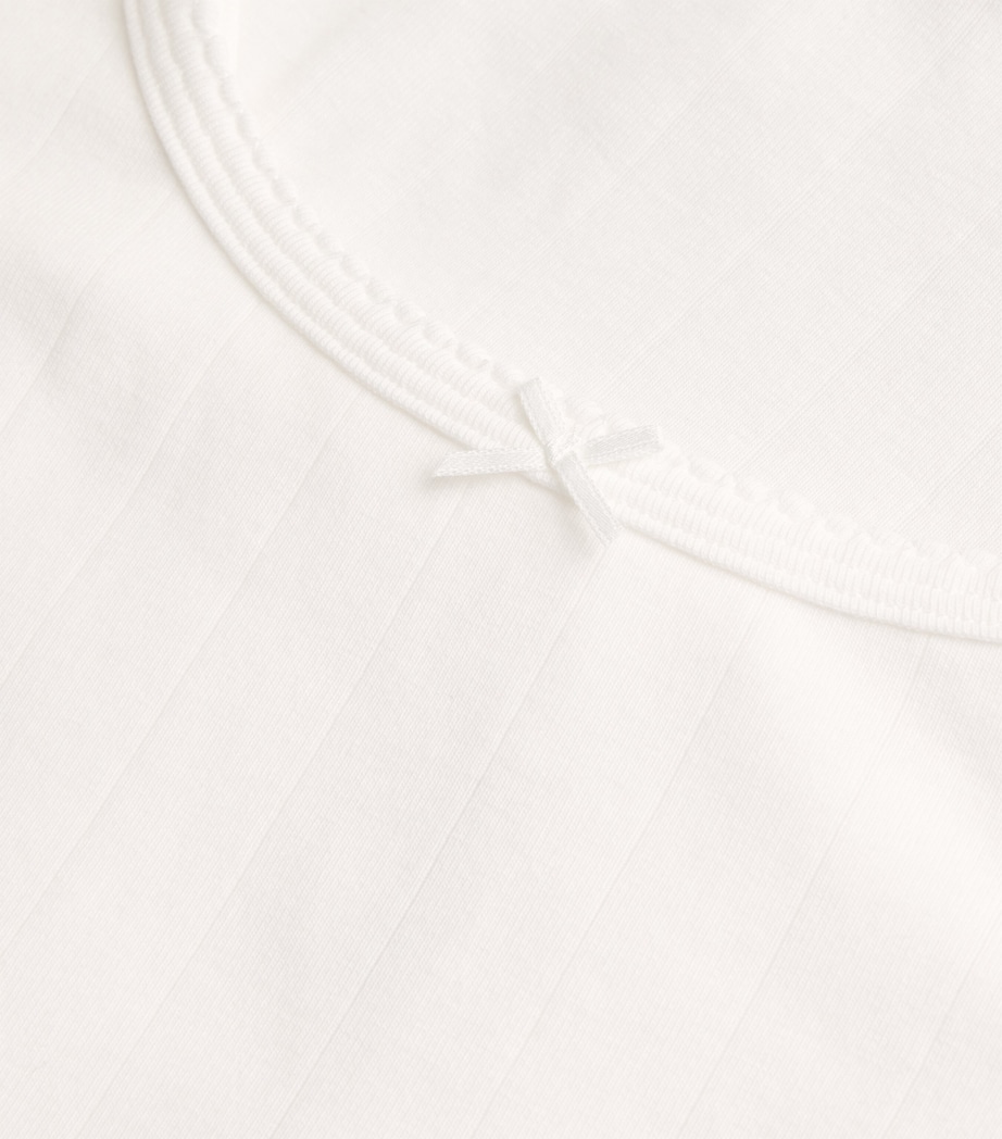 Drop Needle Mini Dress SNOW Image 5