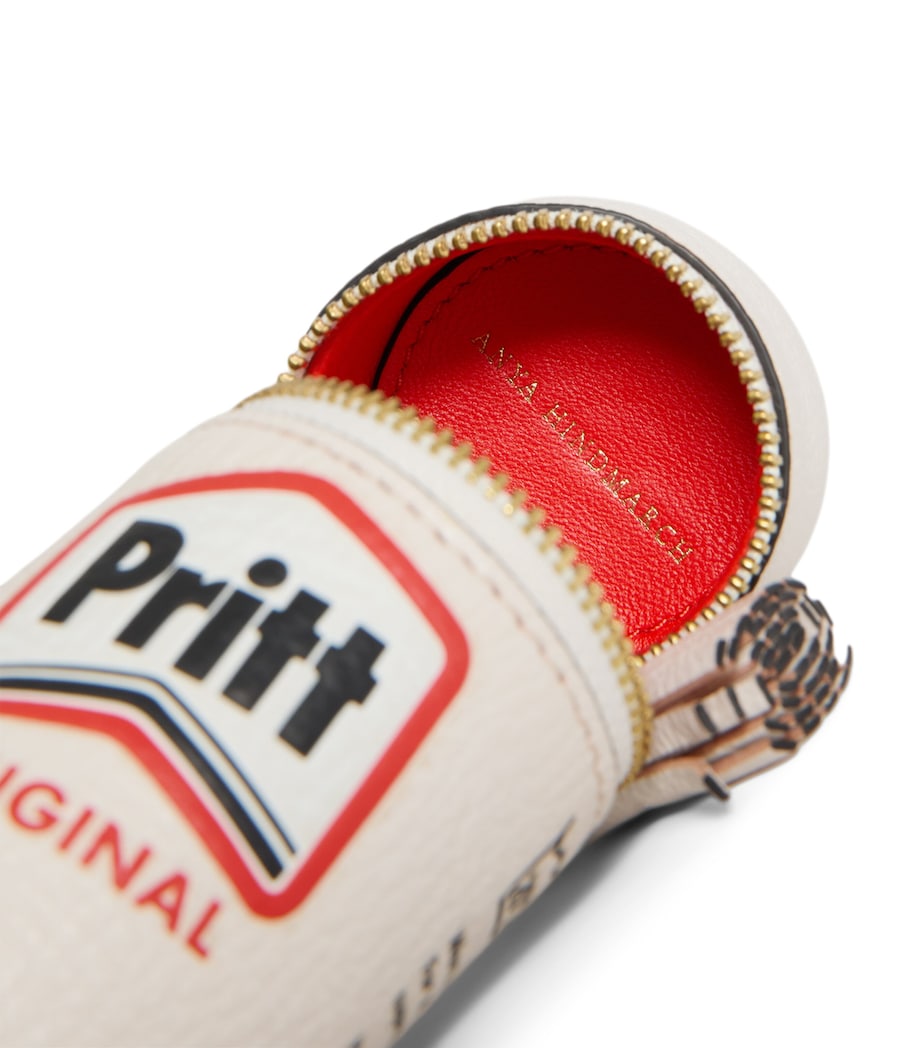 Leather Pritt Stick Pencil Case OPTIC WHITE Image 5