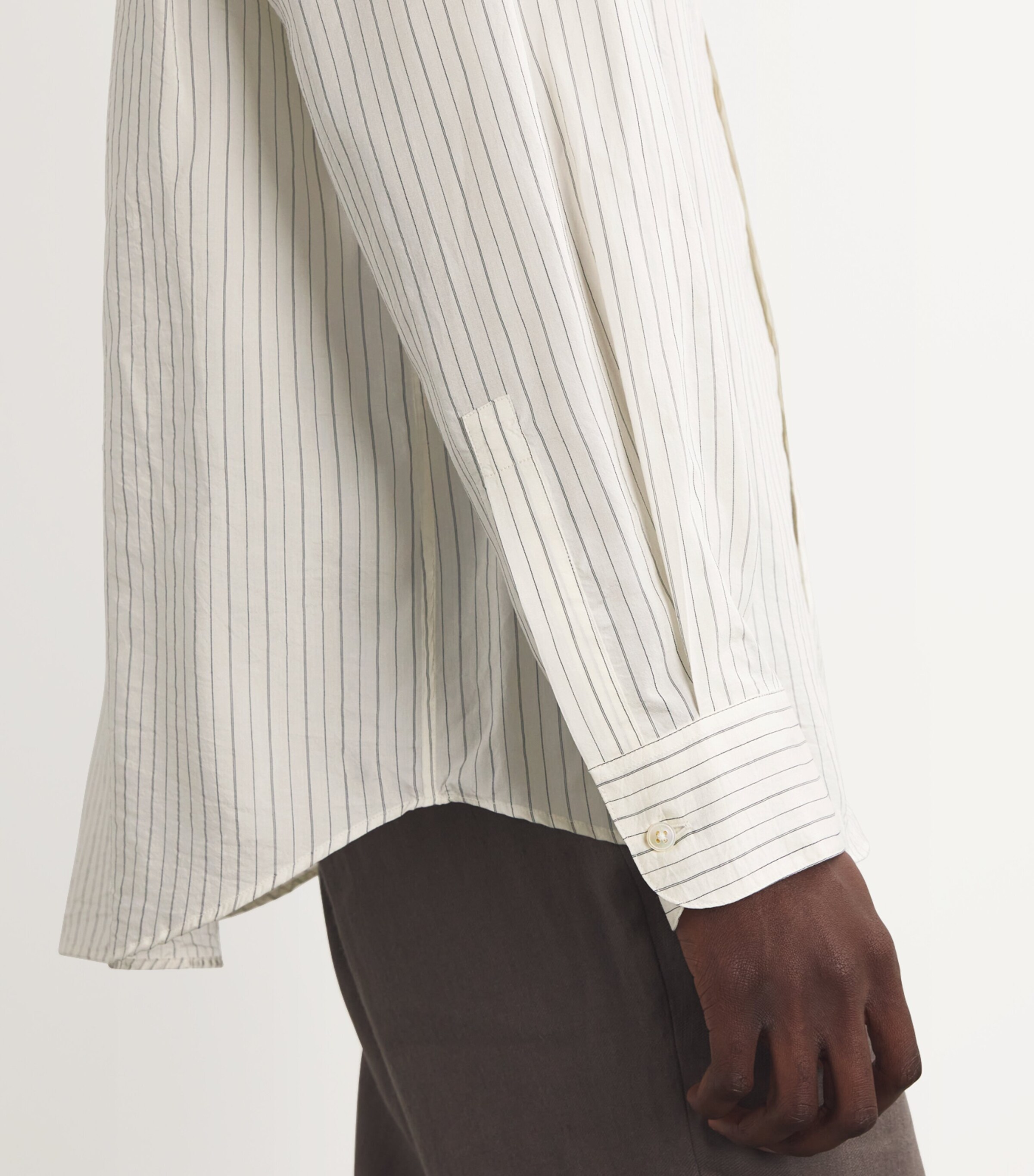 Studio Nicholson Neutral Silk-Cotton View Shirt | Harrods US