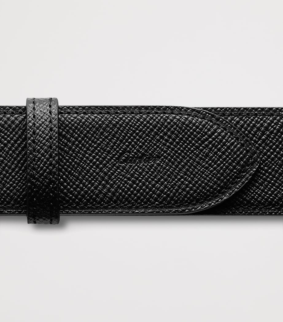 Cartier Leather Reversible Tank de Cartier Belt Black Image 6