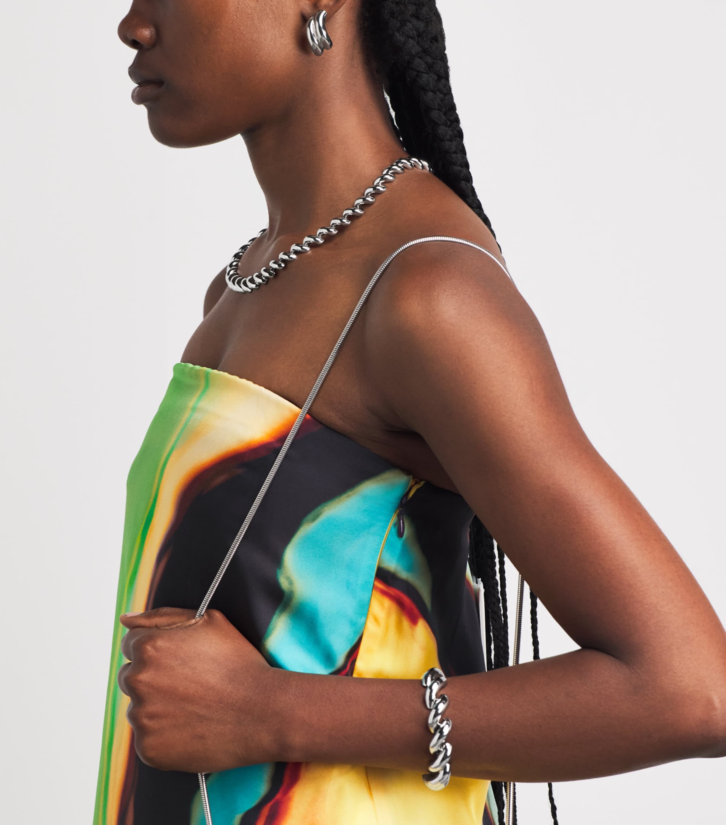 Eddie Borgo Silver-Plated Torsade Chain Necklace Silver Image 4