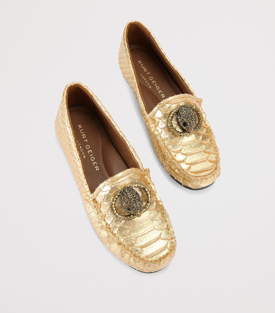 Leather Chelsea Loafers GOLD Image 4