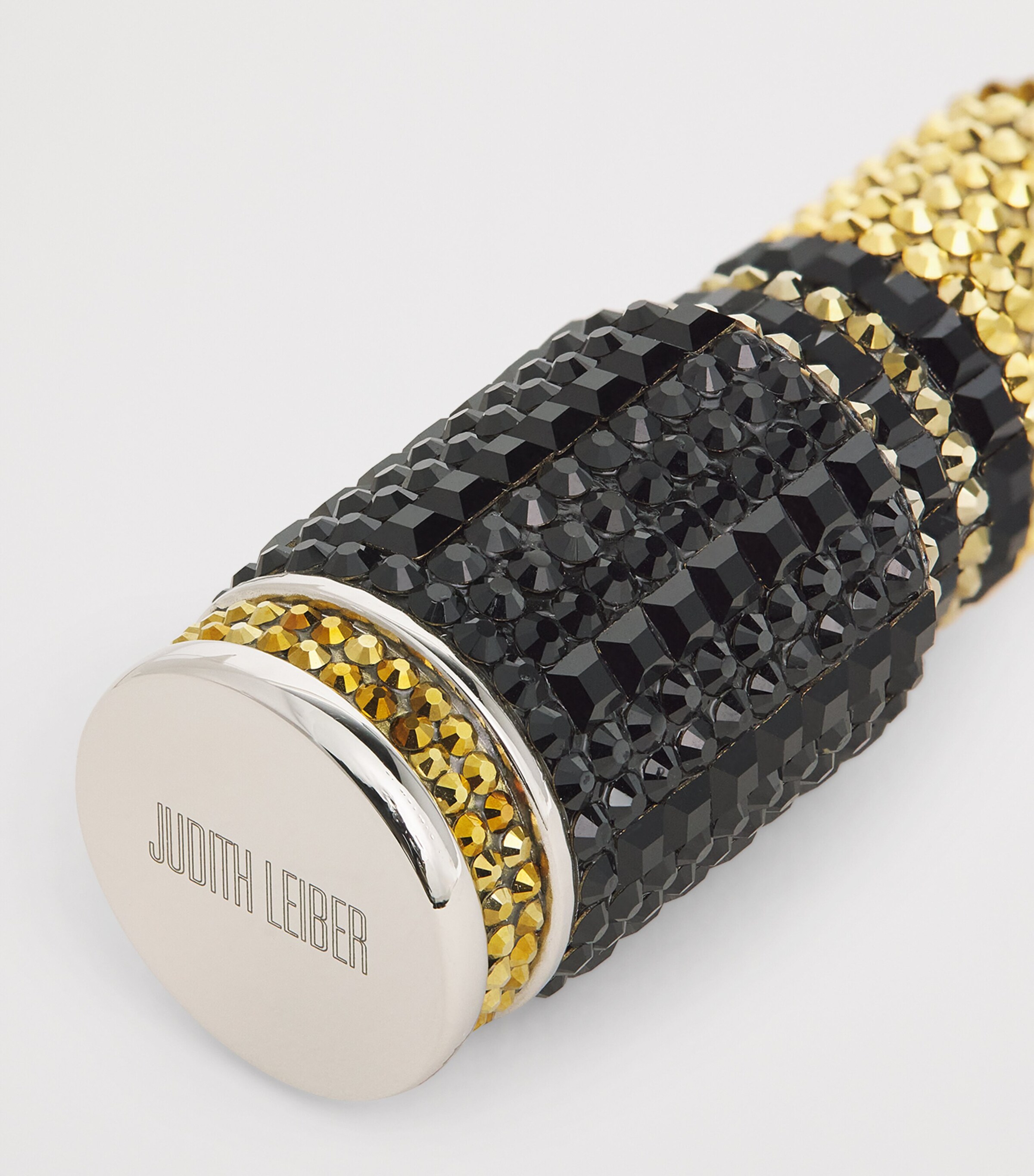 Judith Leiber Crystal-Embellished Lipstick Pill Box Csunr Cham Sunrs Mlt Image 4