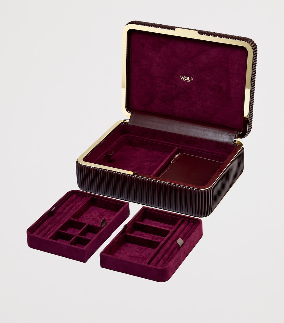 Medium Bella Jewellery Box BORDEAUX Image 5