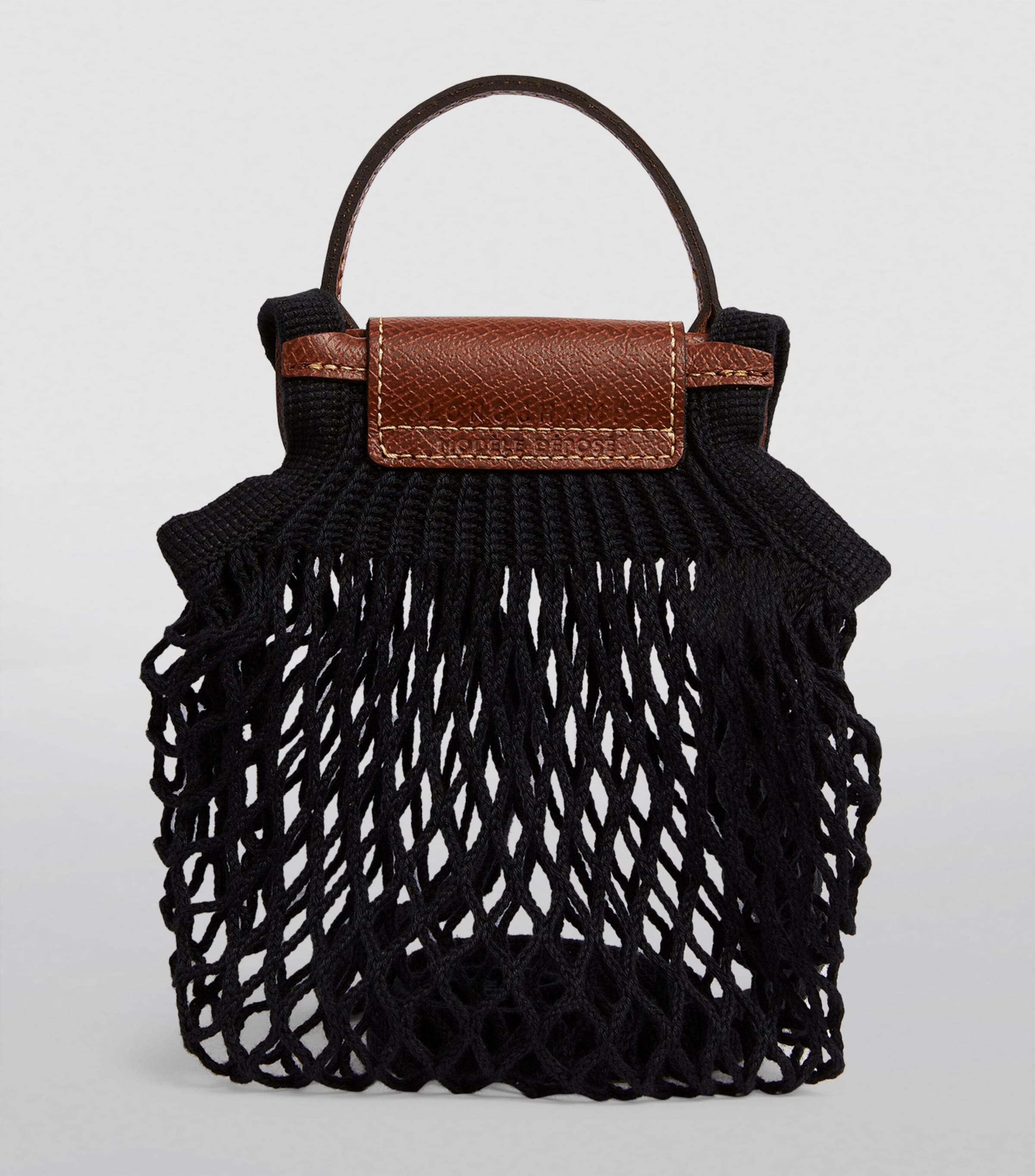 Extra-Small Le Pliage Filet Mesh Bag 001 BLACK Image 3