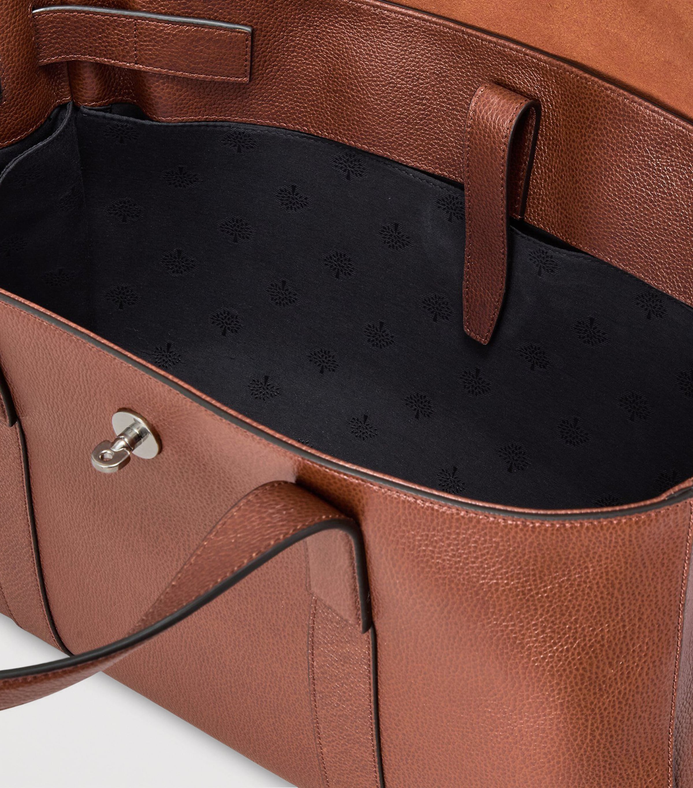 Mulberry Leather Heritage Piccadilly Messenger Bag Oak Image 3