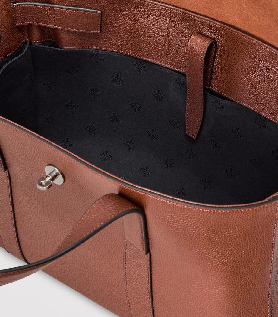 Mulberry Leather Heritage Piccadilly Messenger Bag Oak Image 3
