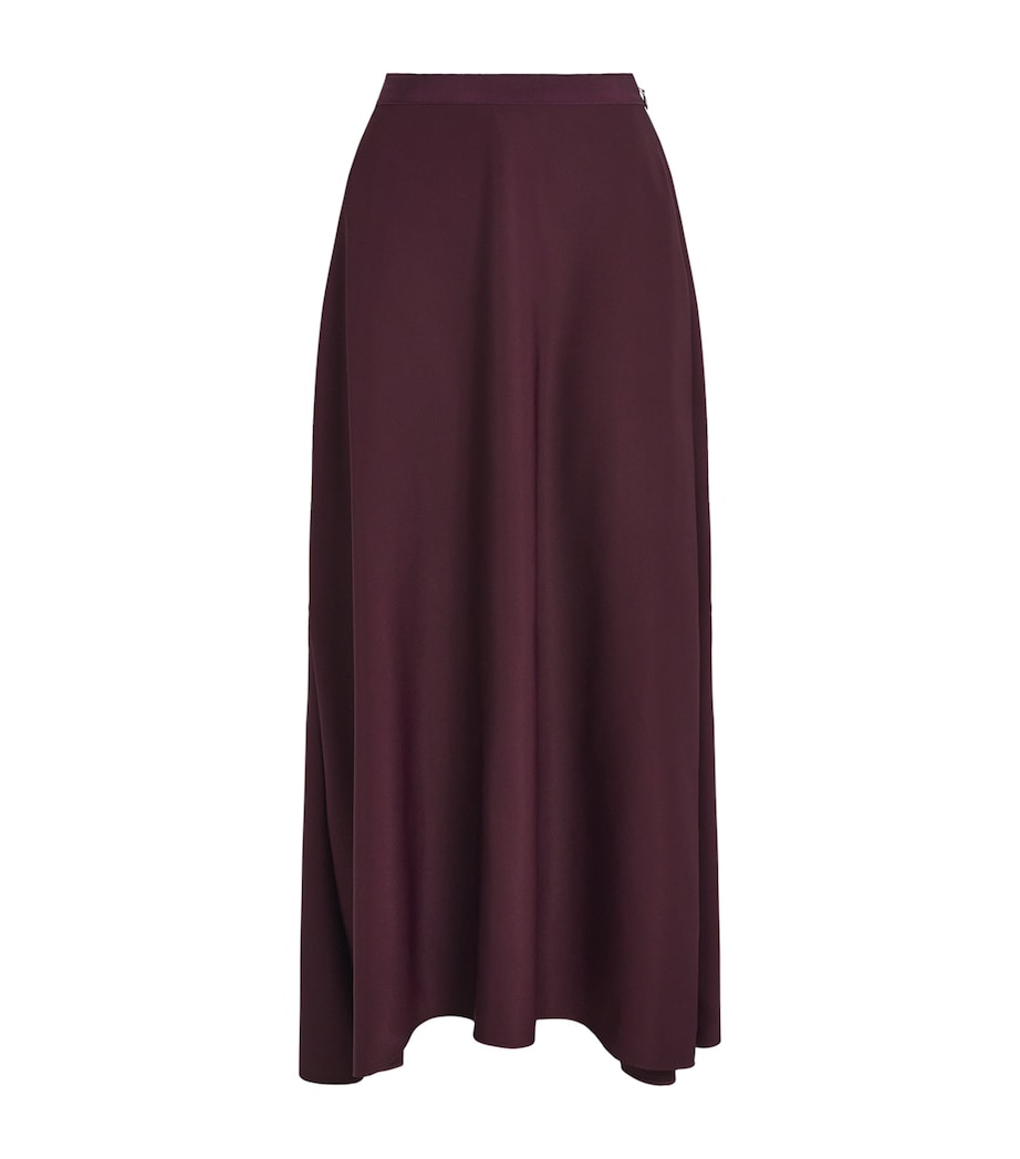 FFORME Womens Carina Maxi Skirt Oxblood Red Image 1