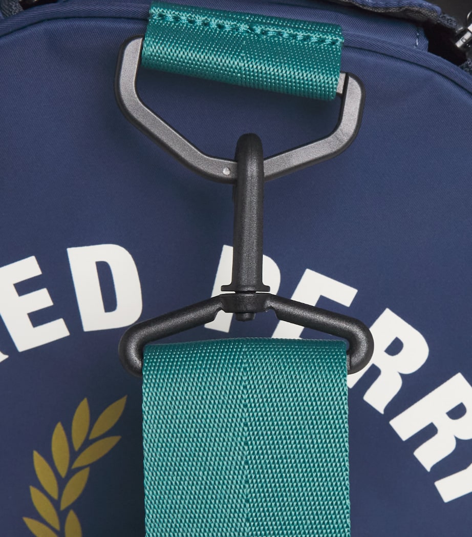 Fred Perry Logo Duffle Bag Tennis Blue Image 5