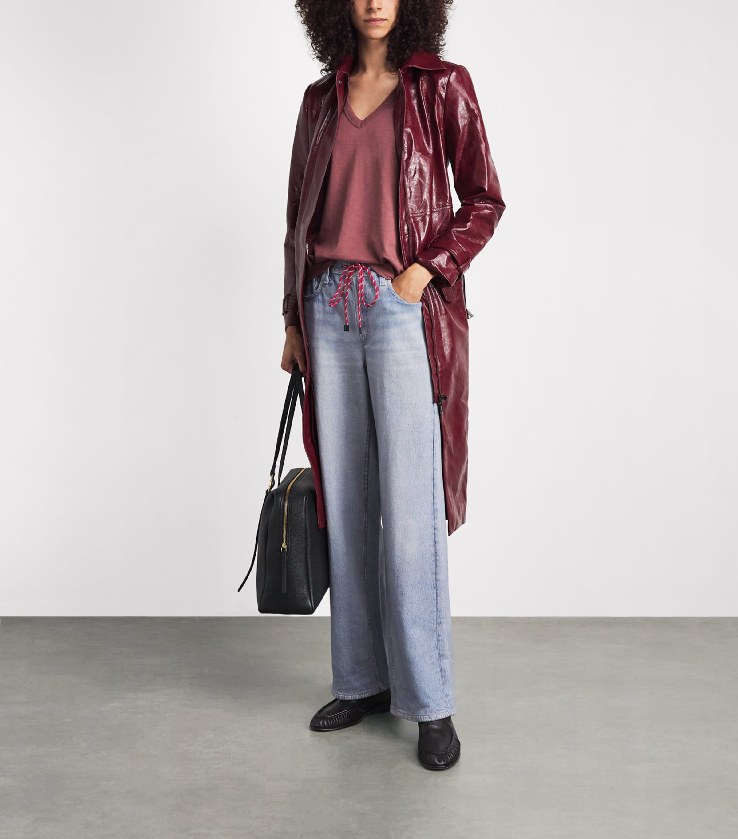 Rag & Bone Womens Cotton Miramar Drawcord Sweatpants Brighton Image 2